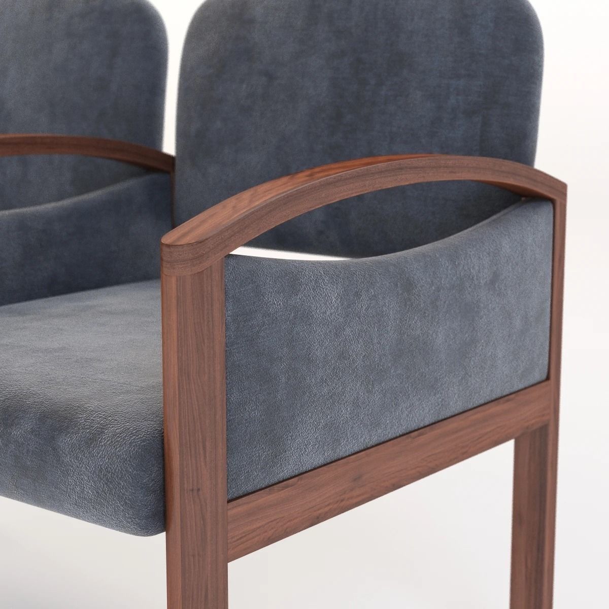 Nemschoff Horizon Multiple Public Seating 3D model_12