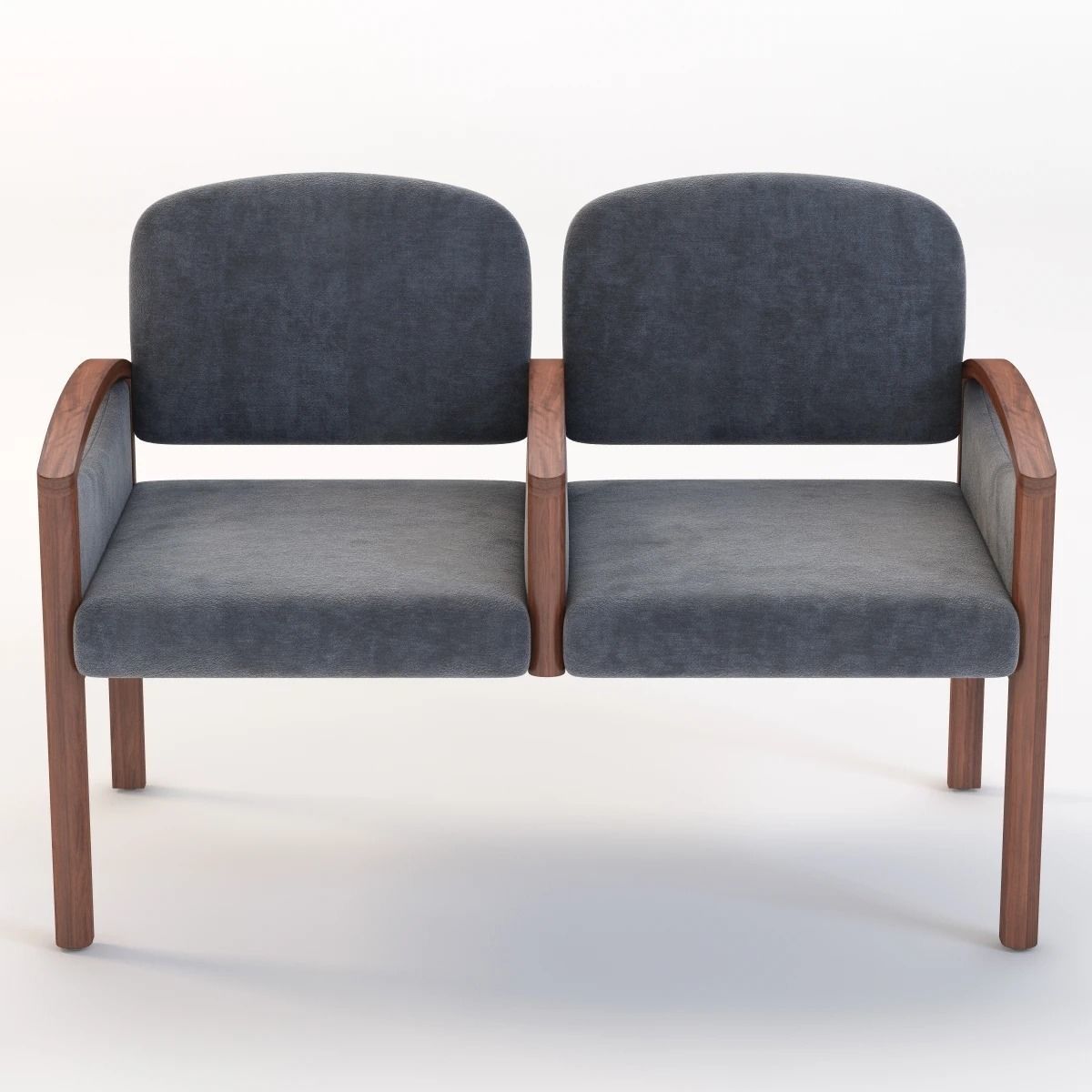 Nemschoff Horizon Multiple Public Seating 3D model_5