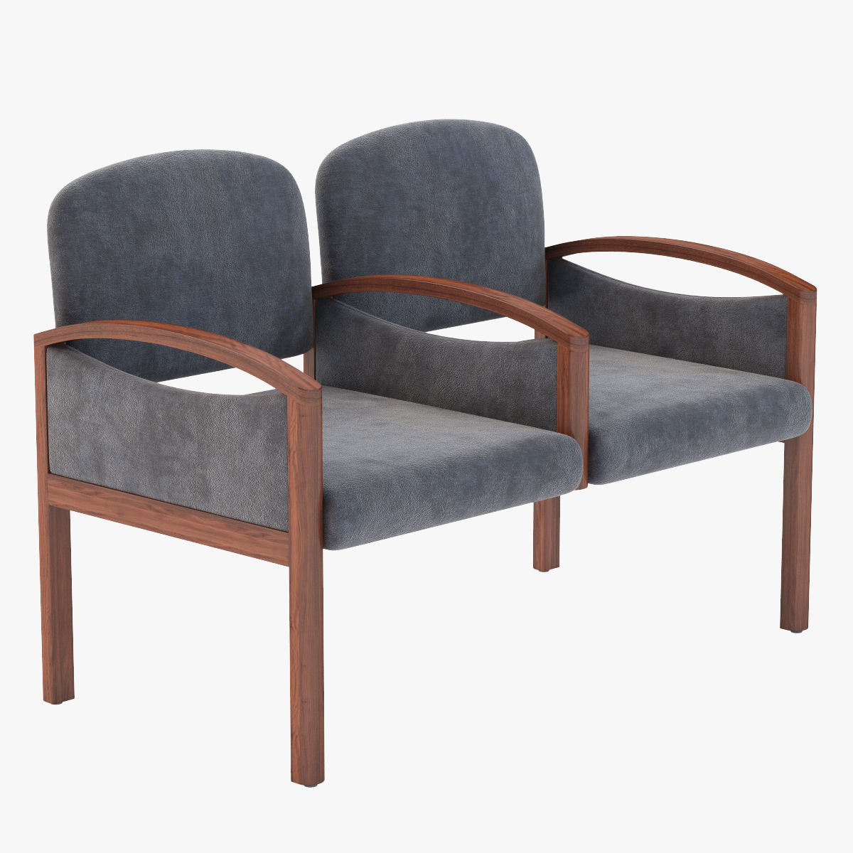 Nemschoff Horizon Multiple Public Seating 3D model_14