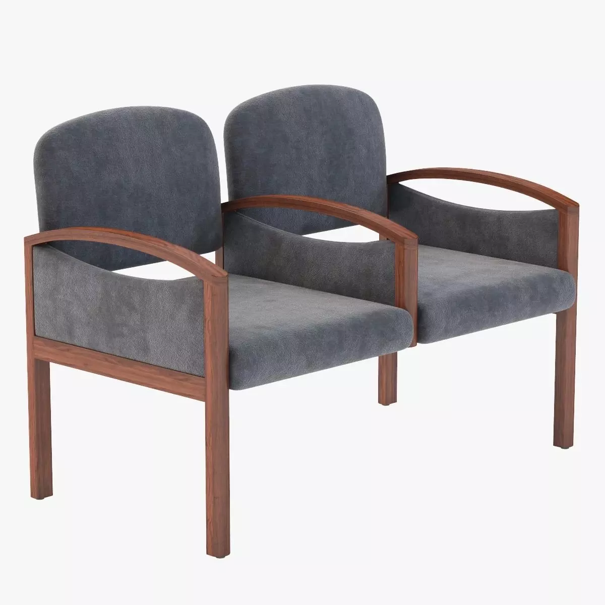 Nemschoff Horizon Multiple Public Seating 3D model_0