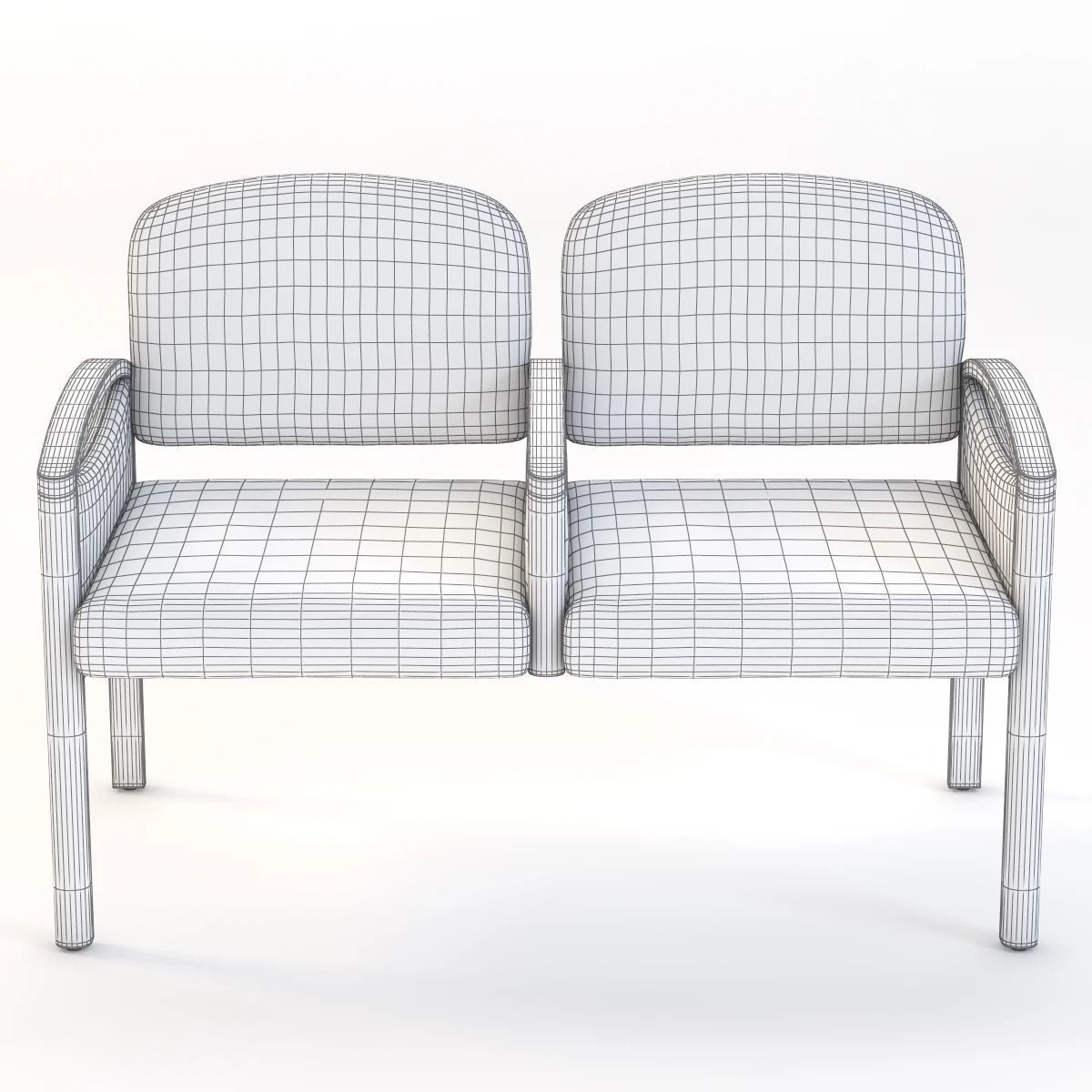 Nemschoff Horizon Multiple Public Seating 3D model_6