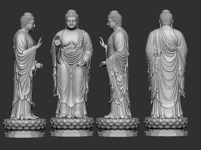 Buddha statues 3D print model