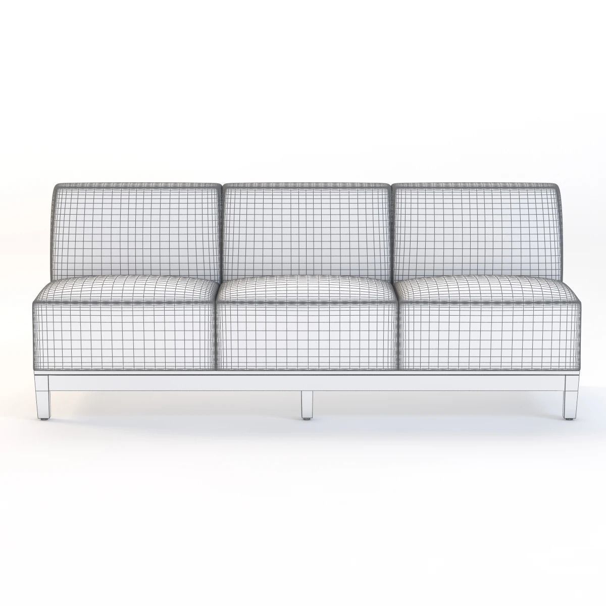 Nemschoff Brava Platform Multiple Seating Sofa 860-31 3D model_8