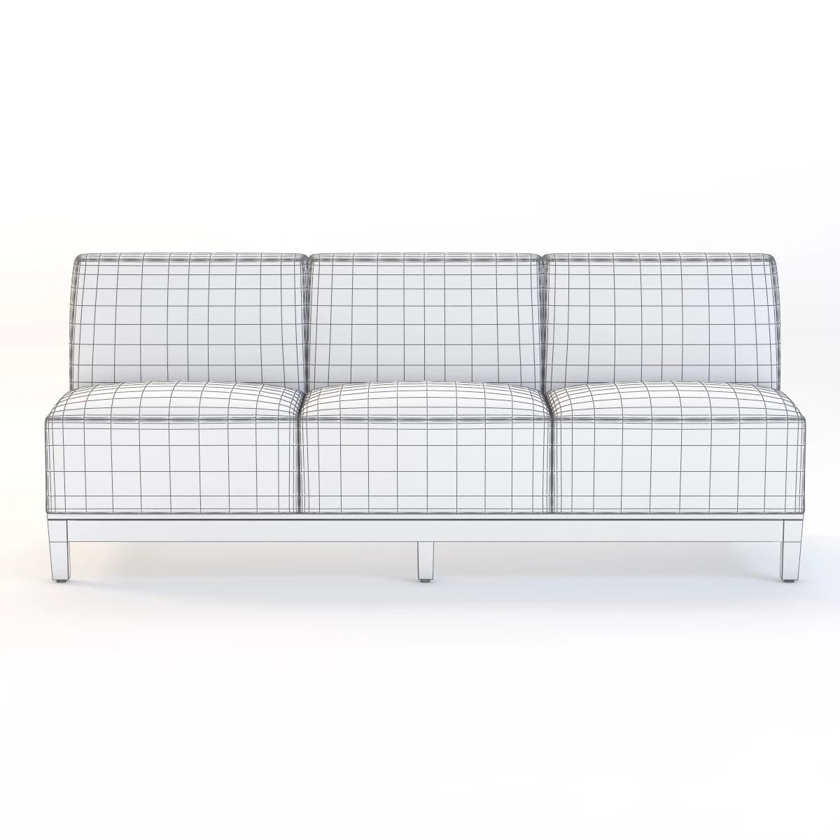 Nemschoff Brava Platform Multiple Seating Sofa 860-31 3D model_9