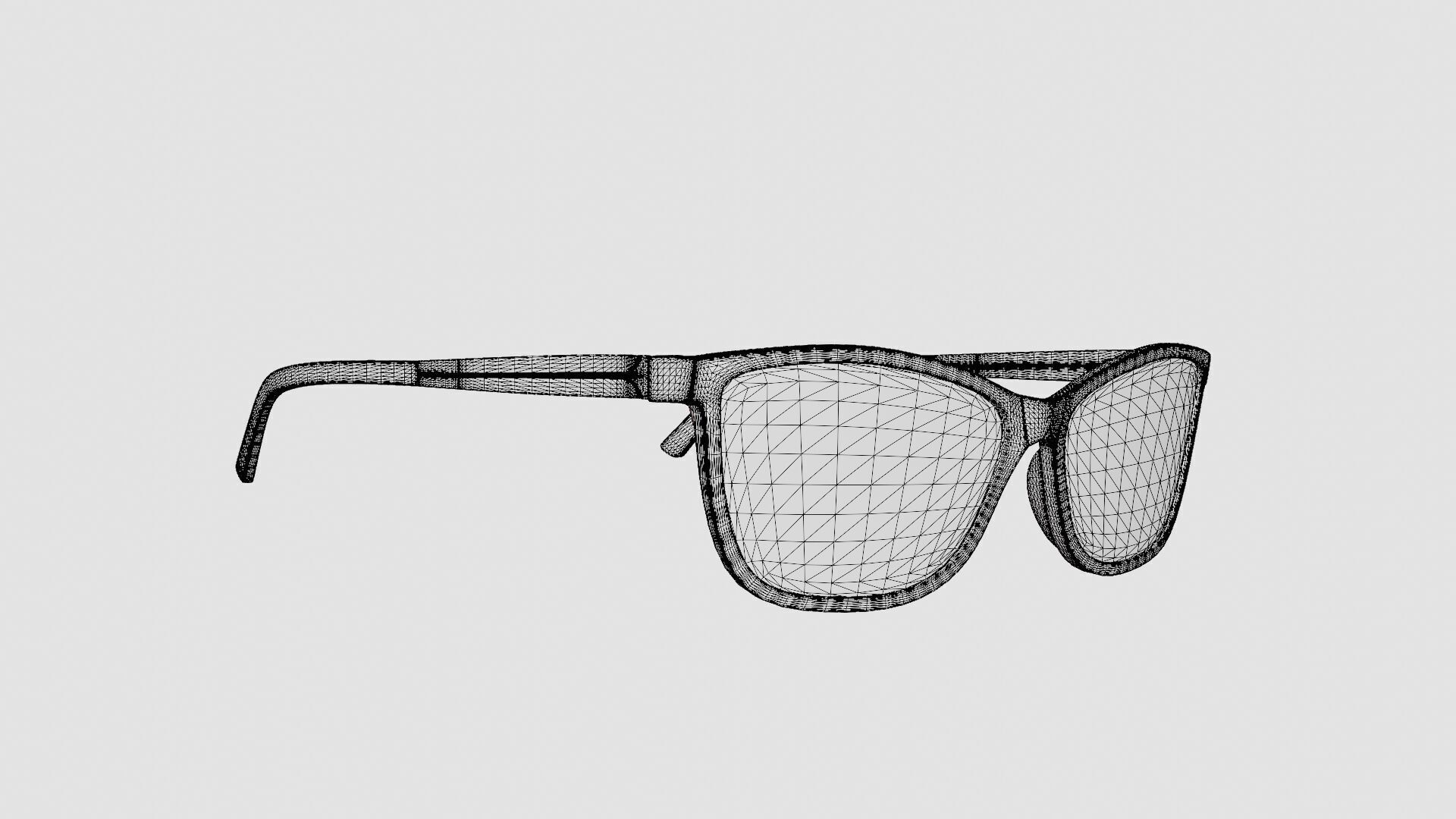 Skaga - 2787 EXPEDITION 210 Glasses Low-poly 3D model_7