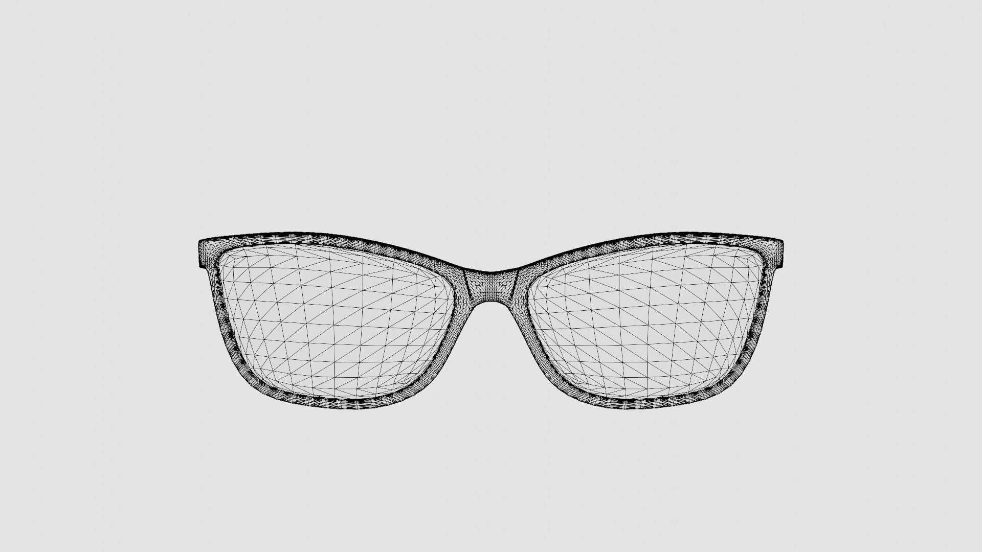 Skaga - 2787 EXPEDITION 210 Glasses Low-poly 3D model_6