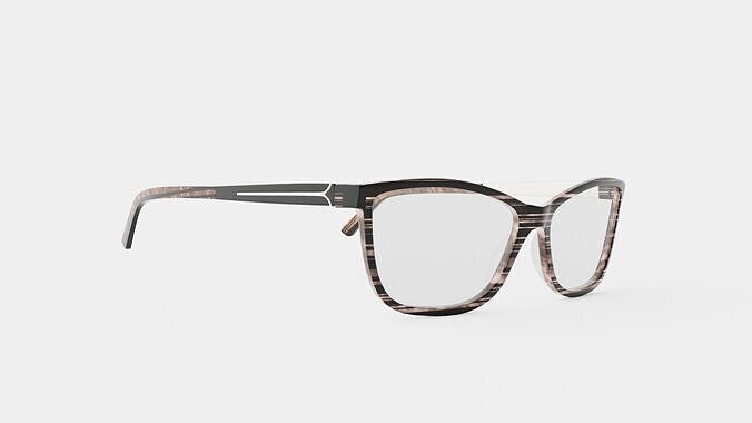 Skaga - 2787 EXPEDITION 210 Glasses Low-poly 3D model