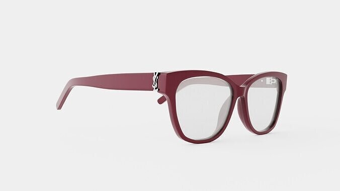 Saint Laurent - SL M33 006 Glasses Low-poly 3D model