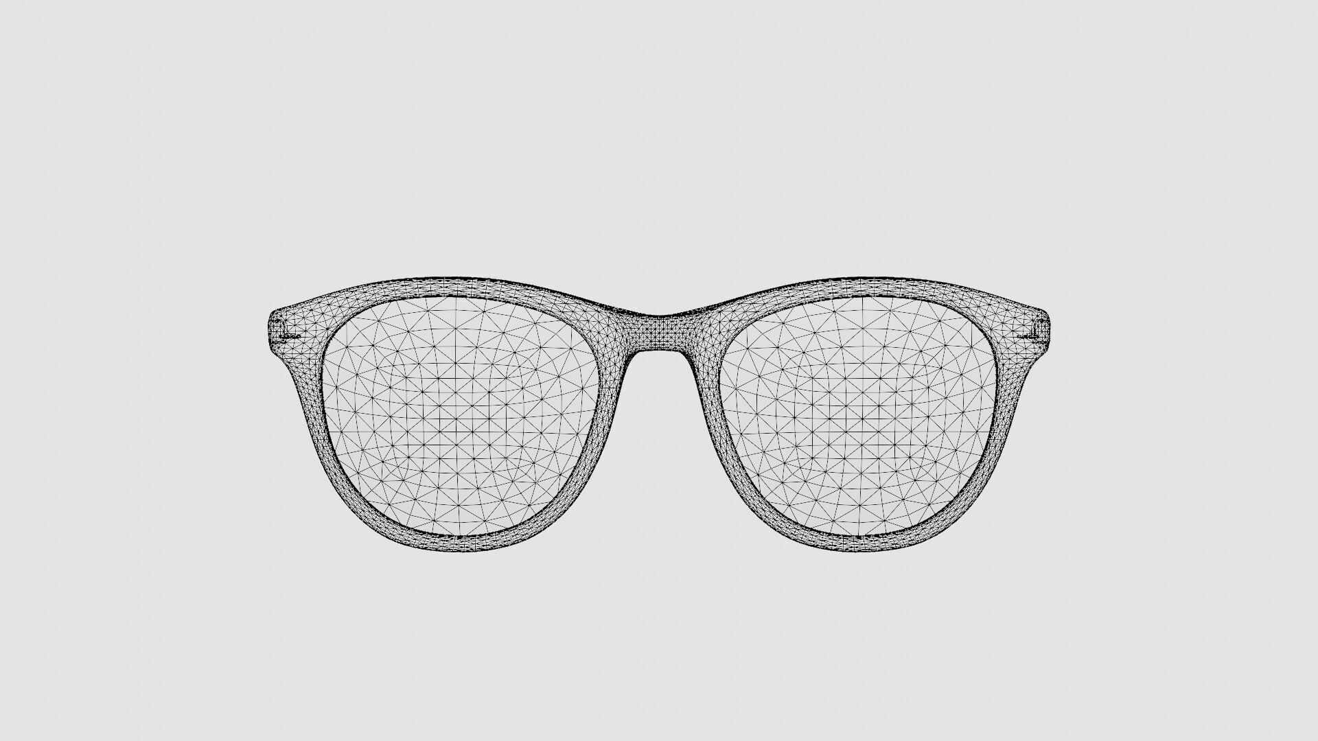 Saint Laurent - SL 403 002 Glasses Low-poly 3D model_6