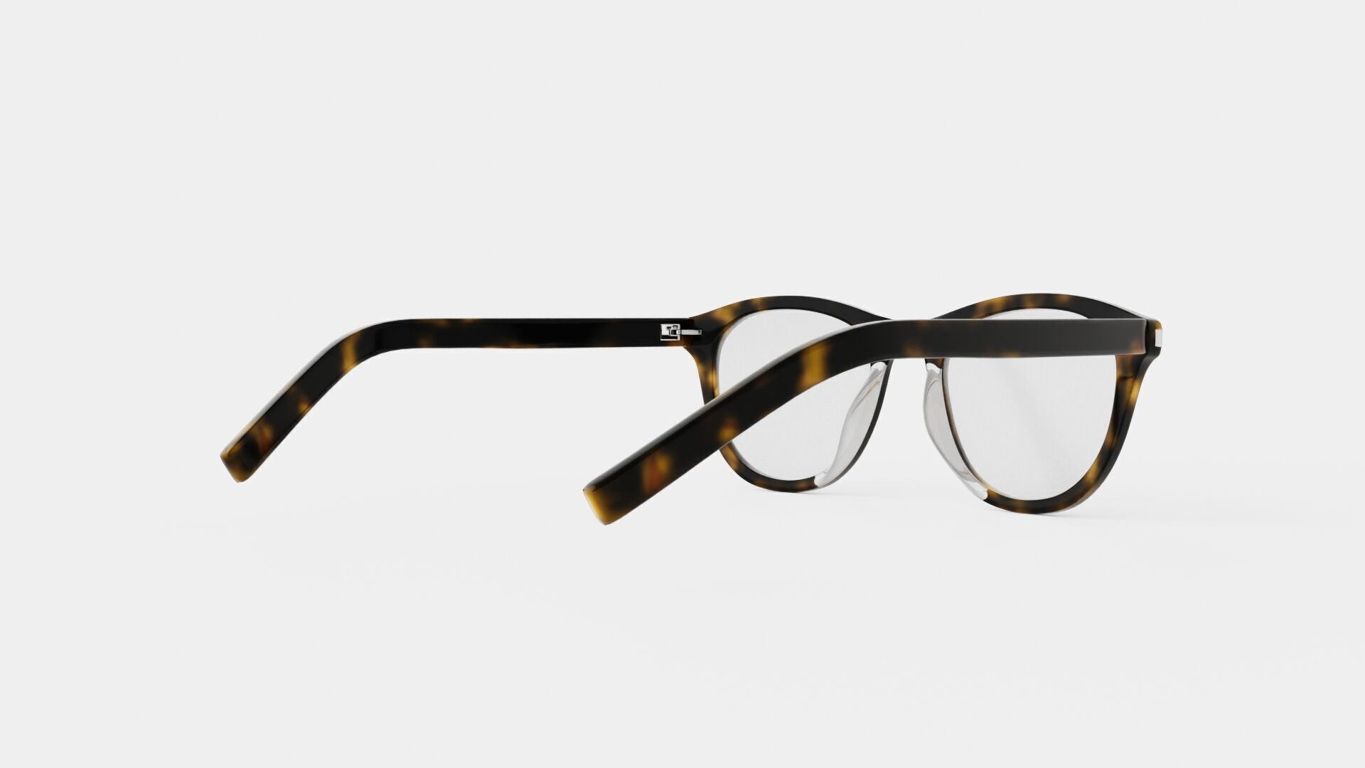 Saint Laurent - SL 403 002 Glasses Low-poly 3D model_3