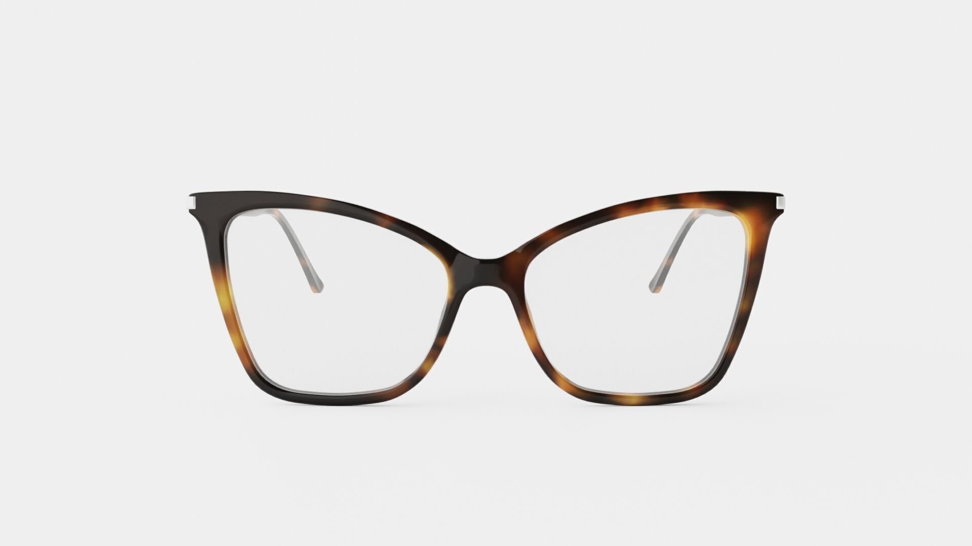 Saint Laurent - SL 386 006 Glasses Low-poly 3D model_1