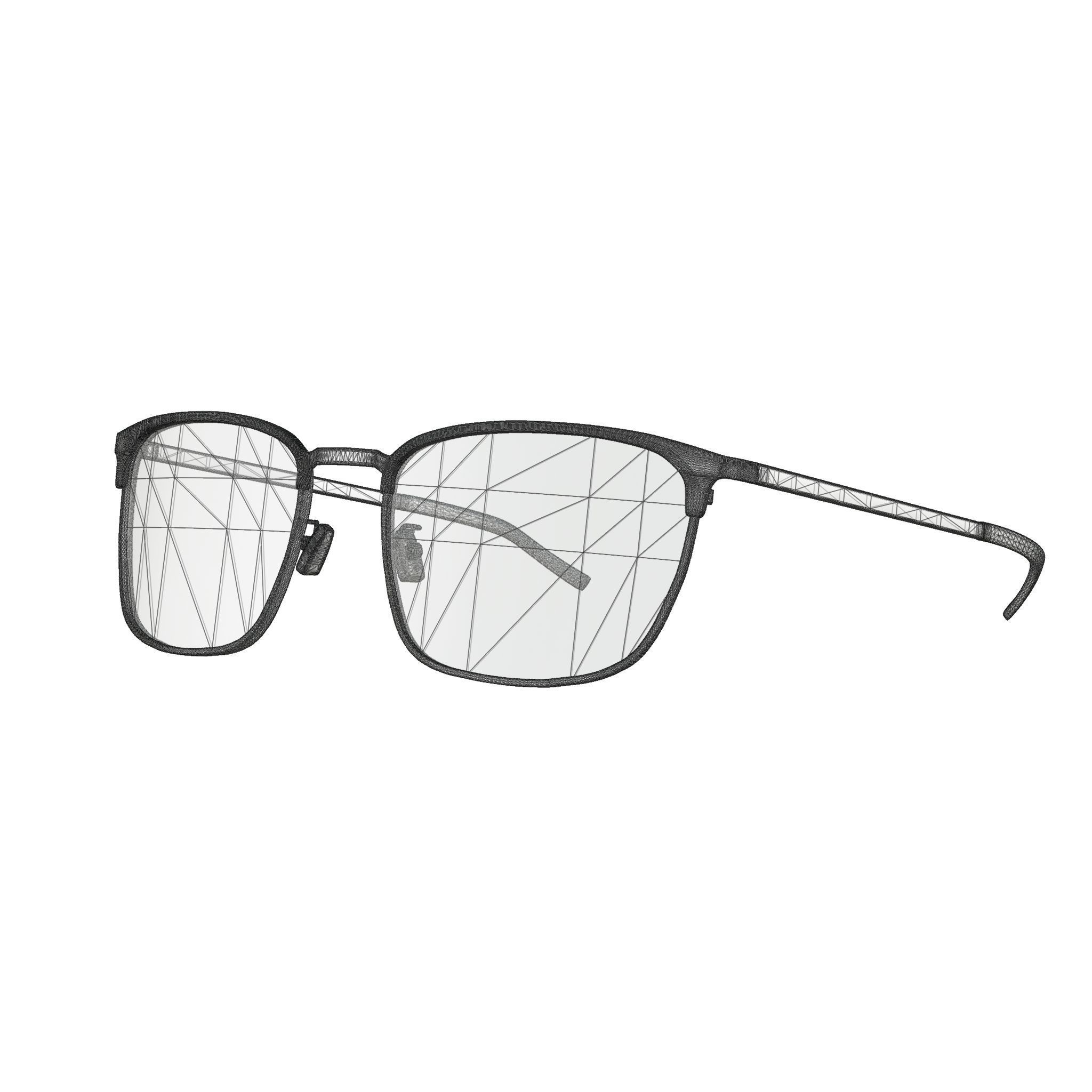 Saint Laurent - SL 378 F SLIM 002 Glasses Low-poly 3D model_4