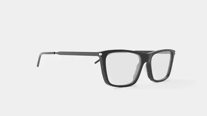 Saint Laurent - SL 344 007 Glasses Low-poly 3D model