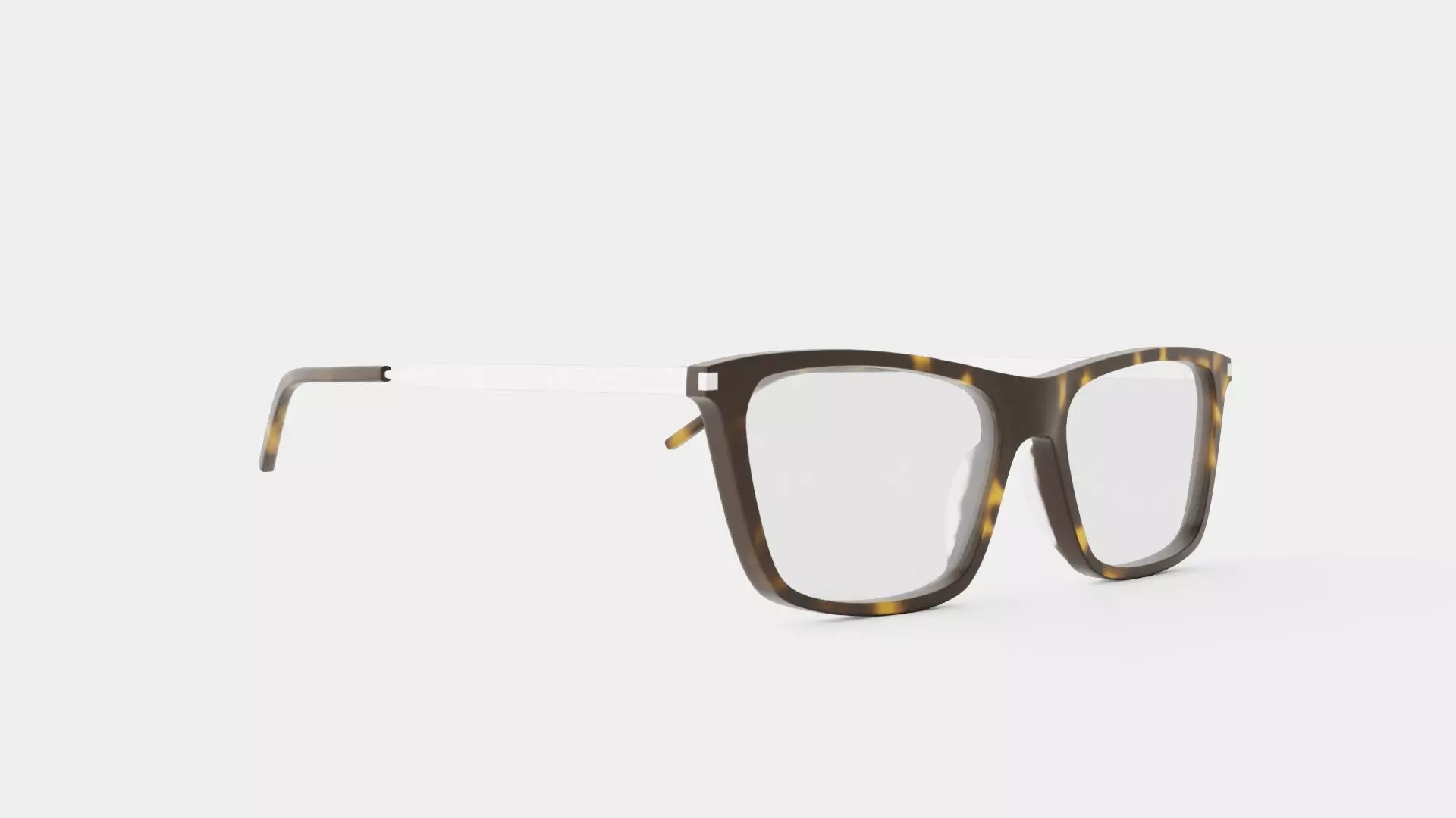 Saint Laurent - SL 344 003 Glasses Low-poly 3D model_0