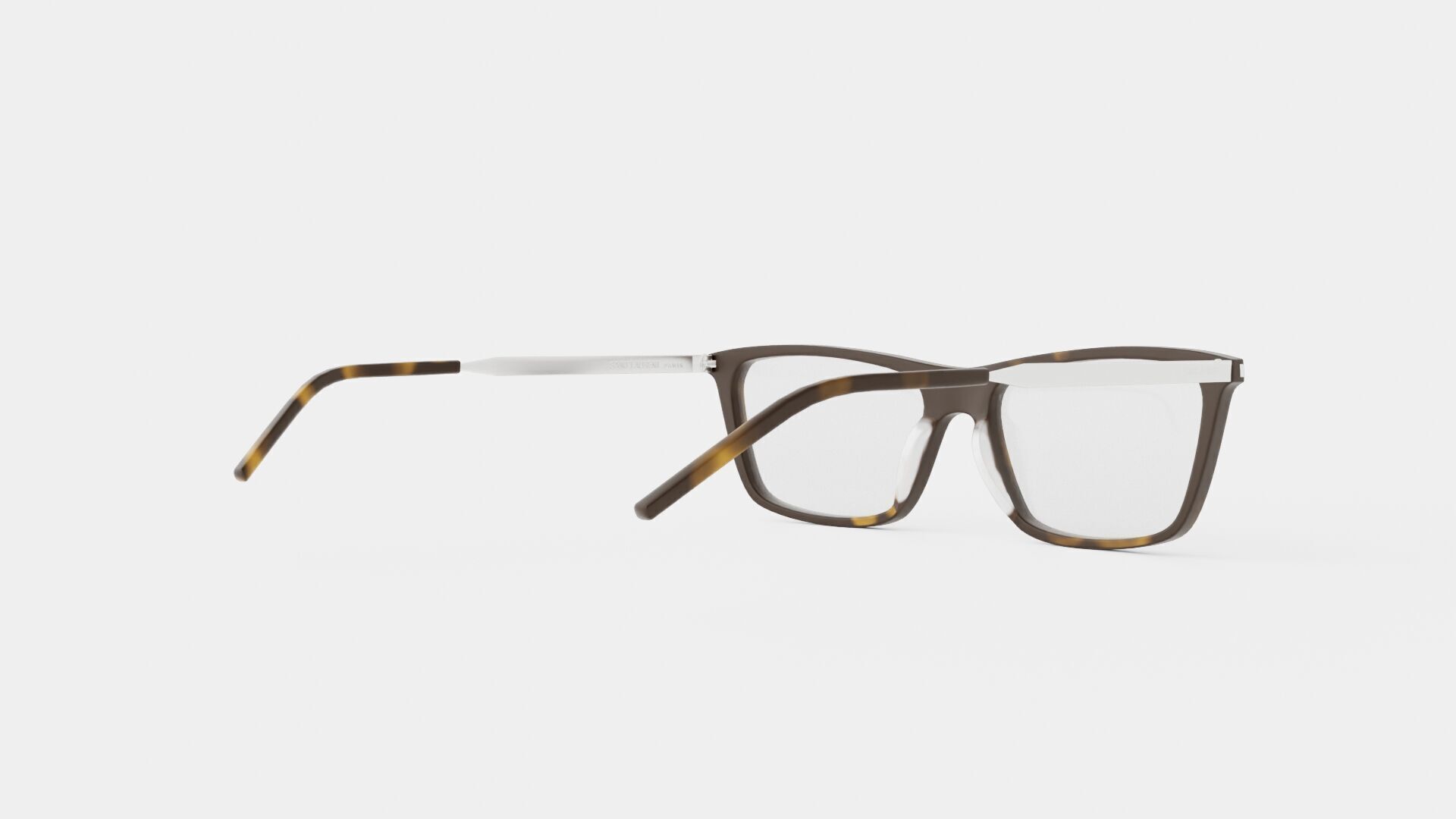 Saint Laurent - SL 344 003 Glasses Low-poly 3D model_3