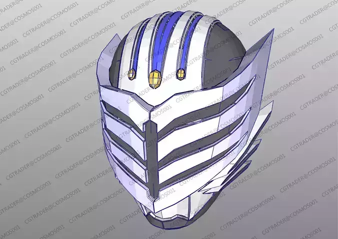 Kamen rider Tiger Helmet paper papekura