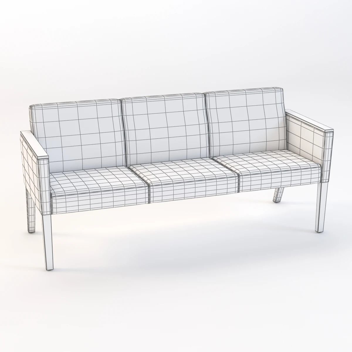 Nemschoff Brava 862 Multiple Seating 862-30c 3D model_11