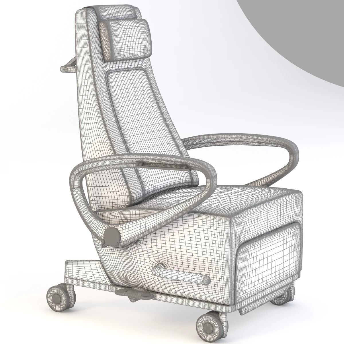 Nemschoff Ava Recliner Arcadeback 3D model_22