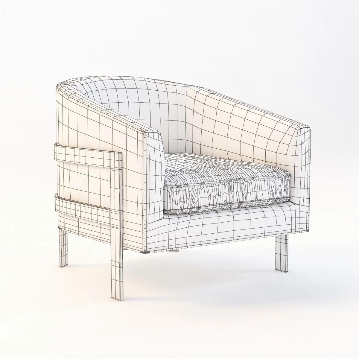 Mitchell Gold Bob Williams Avery Chair 3D model_2