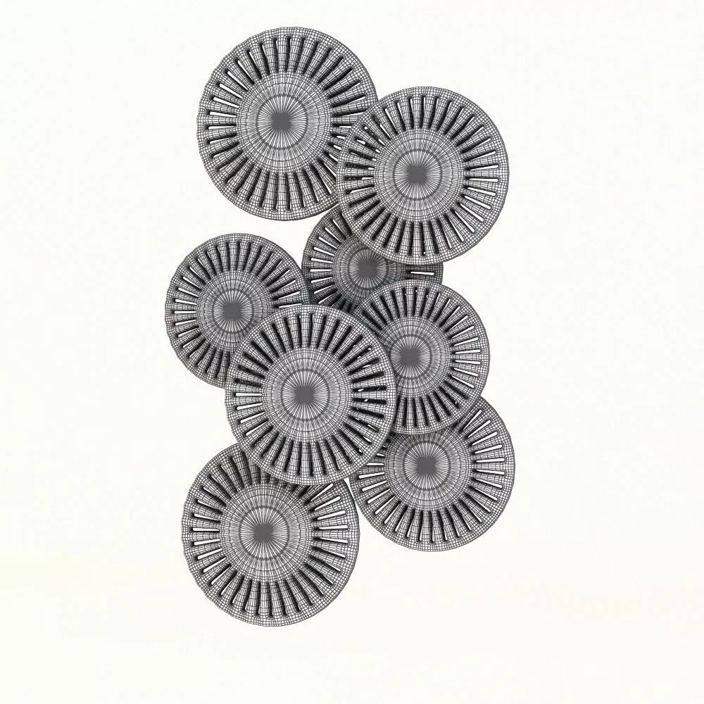 Metal Wall Sculpture 3D model
