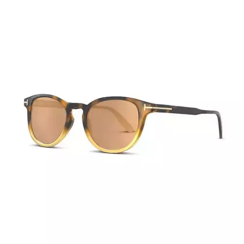 Tom Ford - FT0834 55E Sunglasses Low-poly 3D model