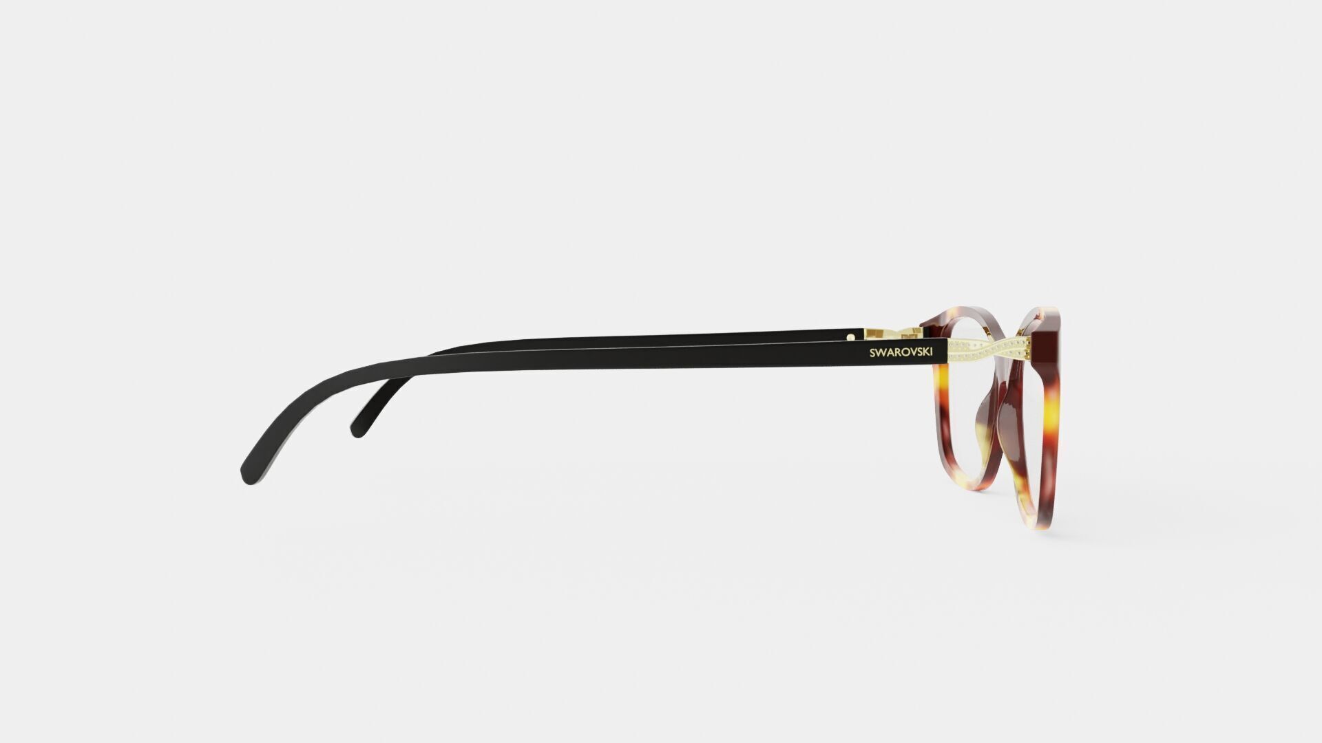 Swarovski - SK5121 052 Glasses Low-poly 3D model_2