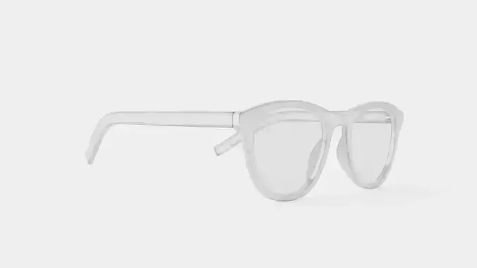 Saint Laurent - SL 403 004 Glasses Low-poly 3D model