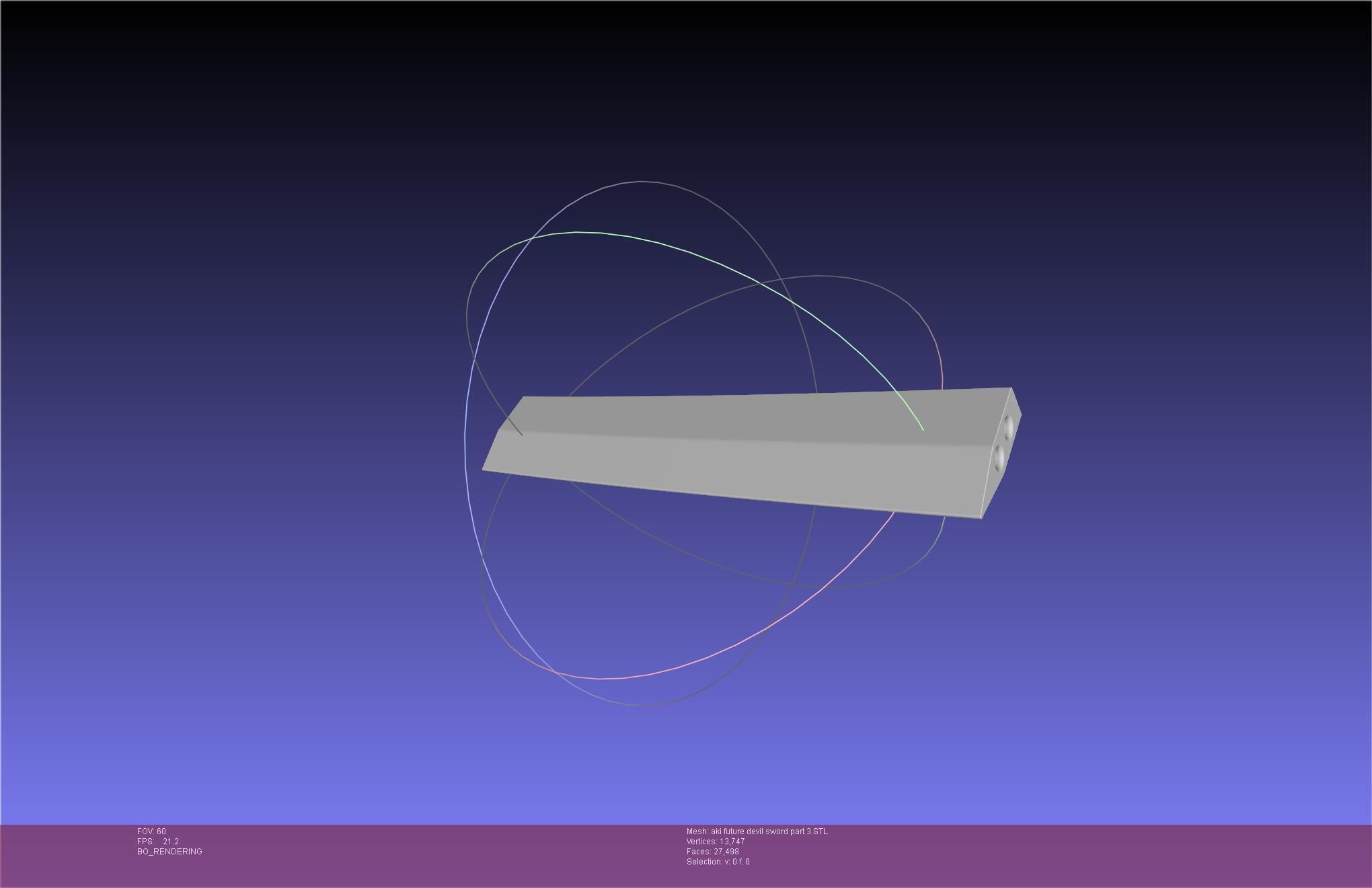 Chainsaw Man Aki Future Angel Sword 3D print model_71