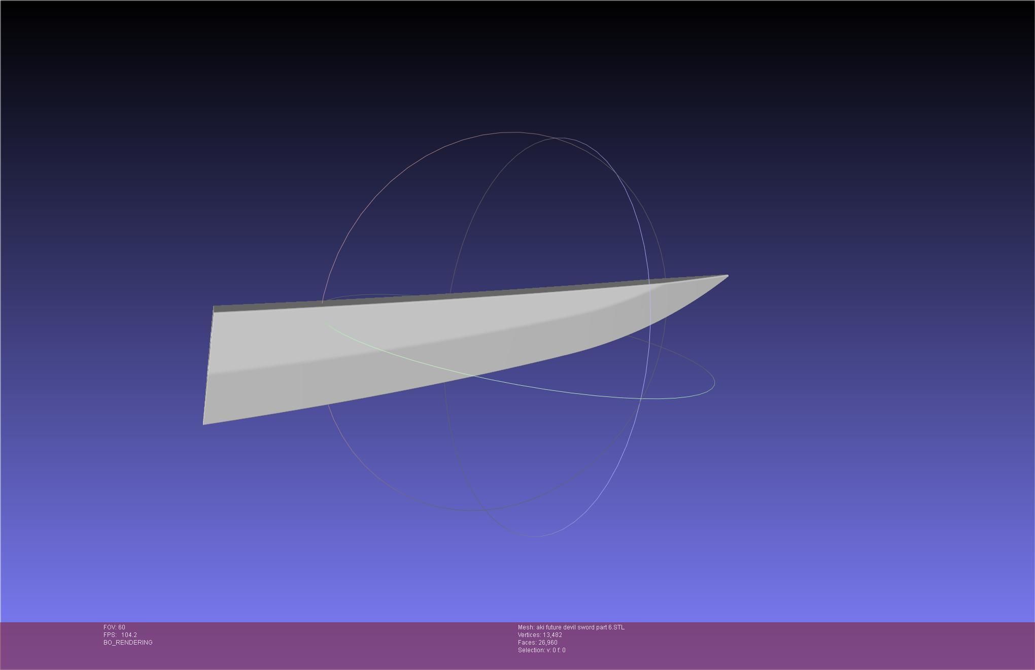 Chainsaw Man Aki Future Angel Sword 3D print model_98