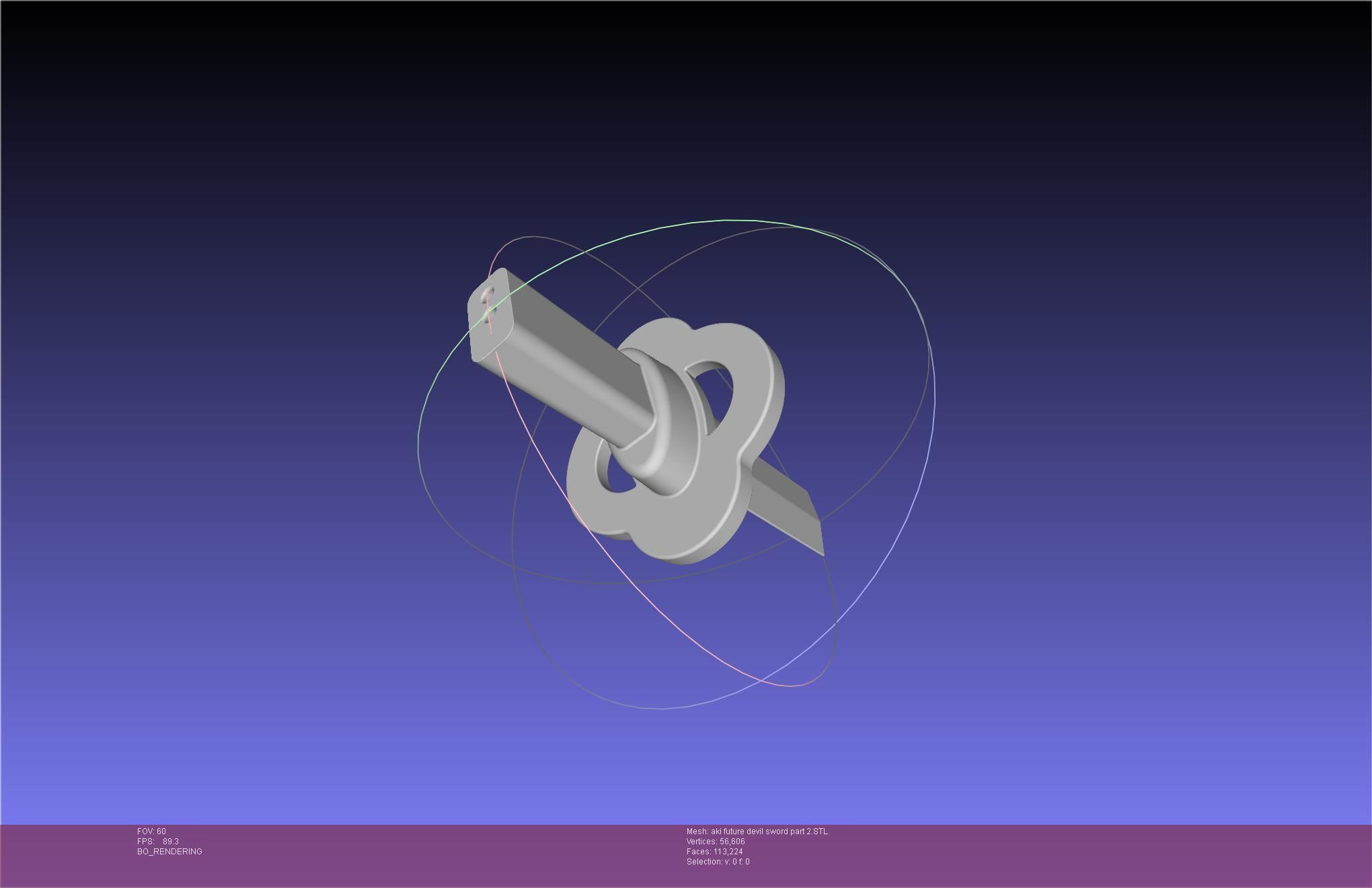 Chainsaw Man Aki Future Angel Sword 3D print model_59