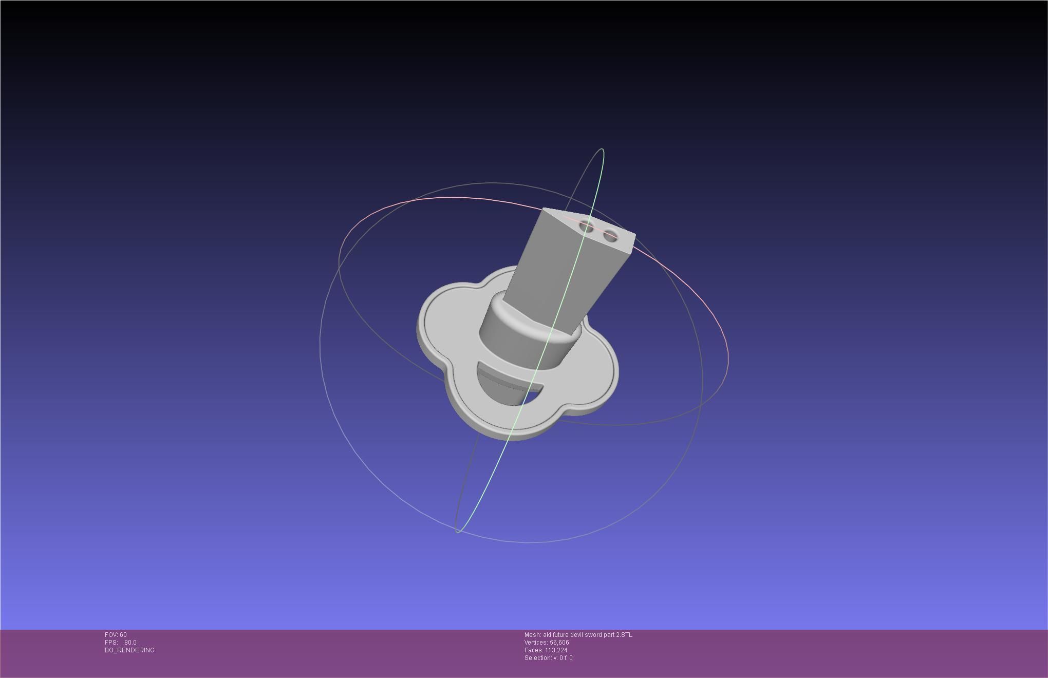 Chainsaw Man Aki Future Angel Sword 3D print model_62