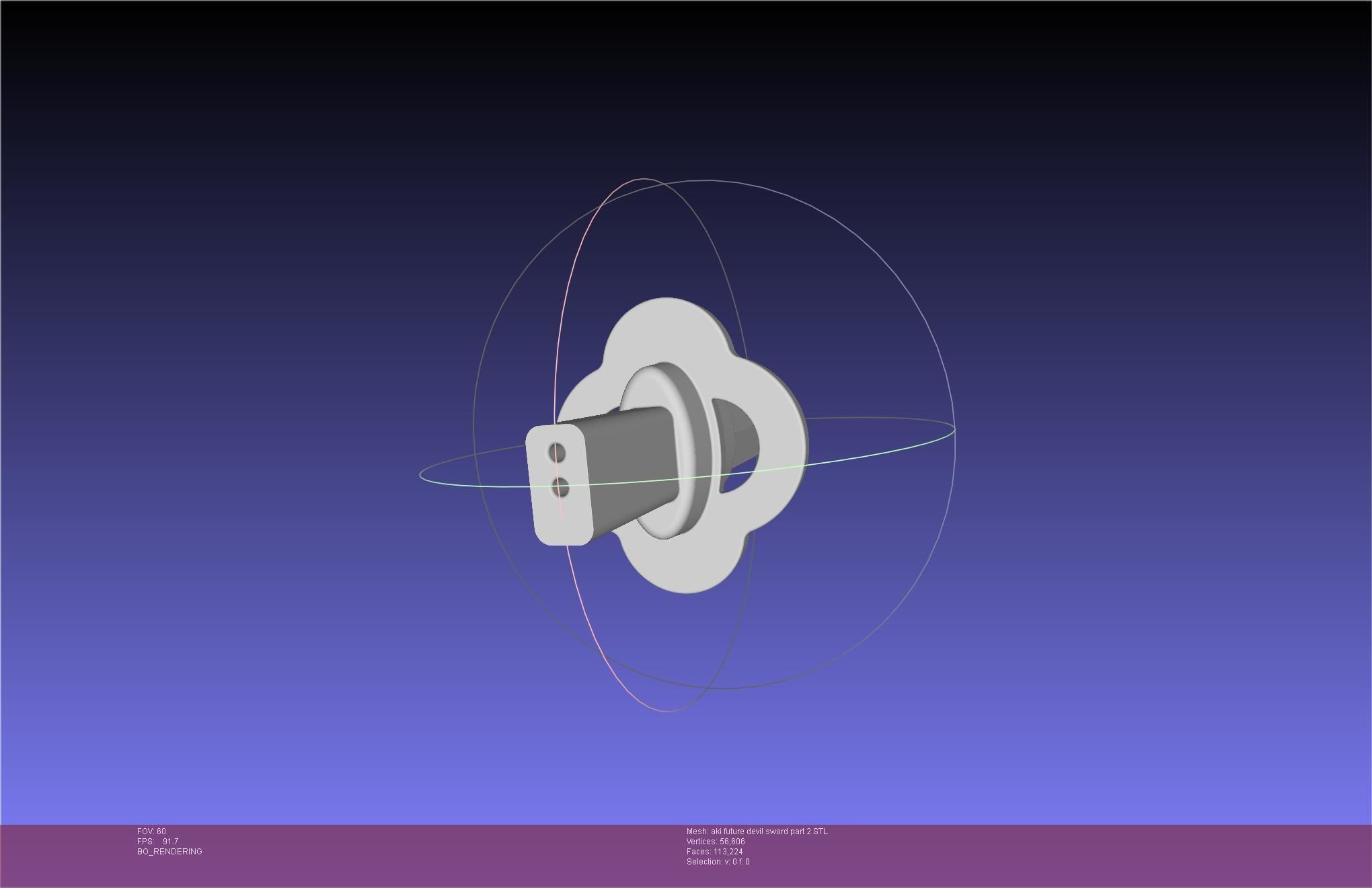 Chainsaw Man Aki Future Angel Sword 3D print model_58