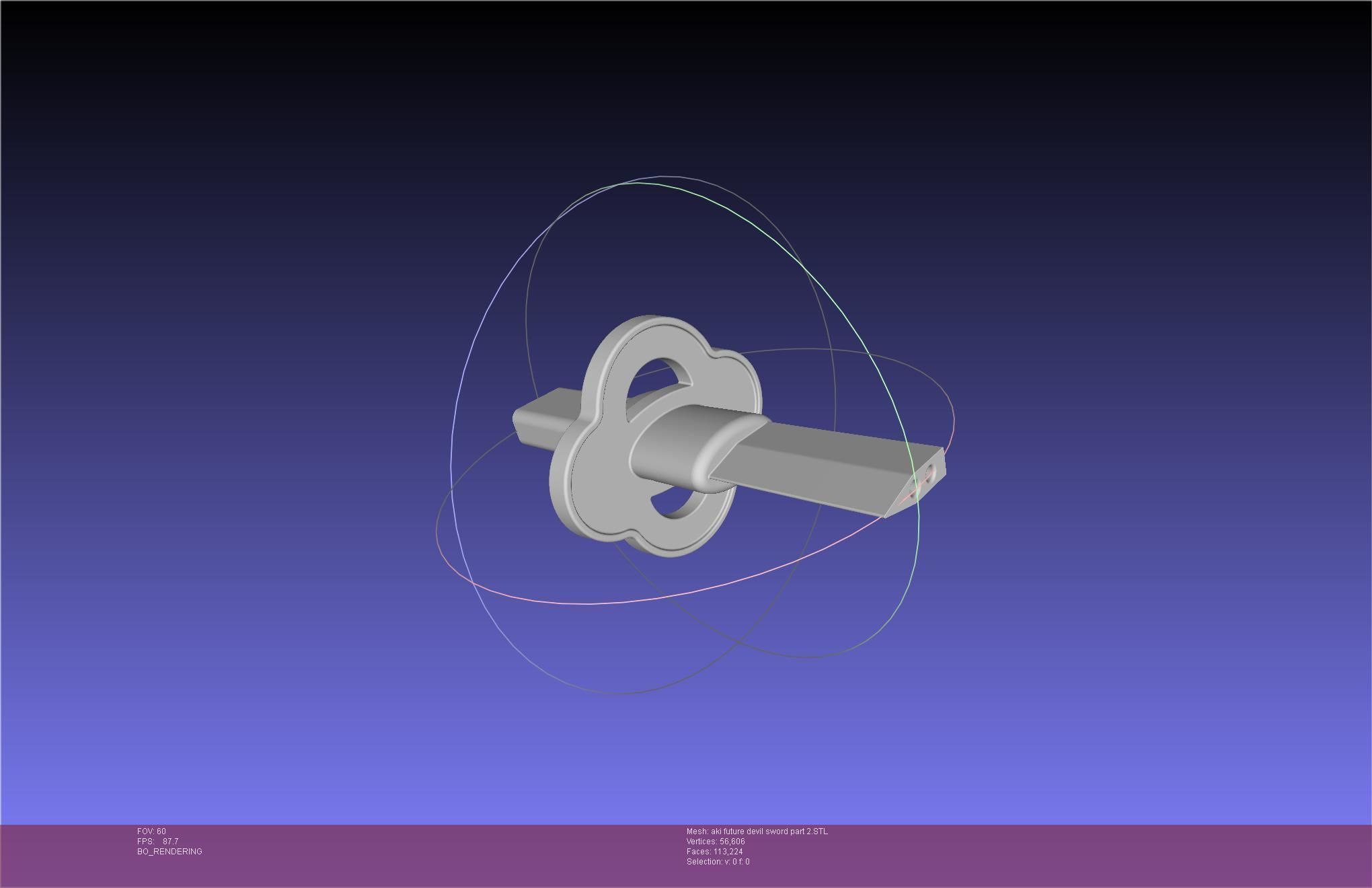 Chainsaw Man Aki Future Angel Sword 3D print model_60