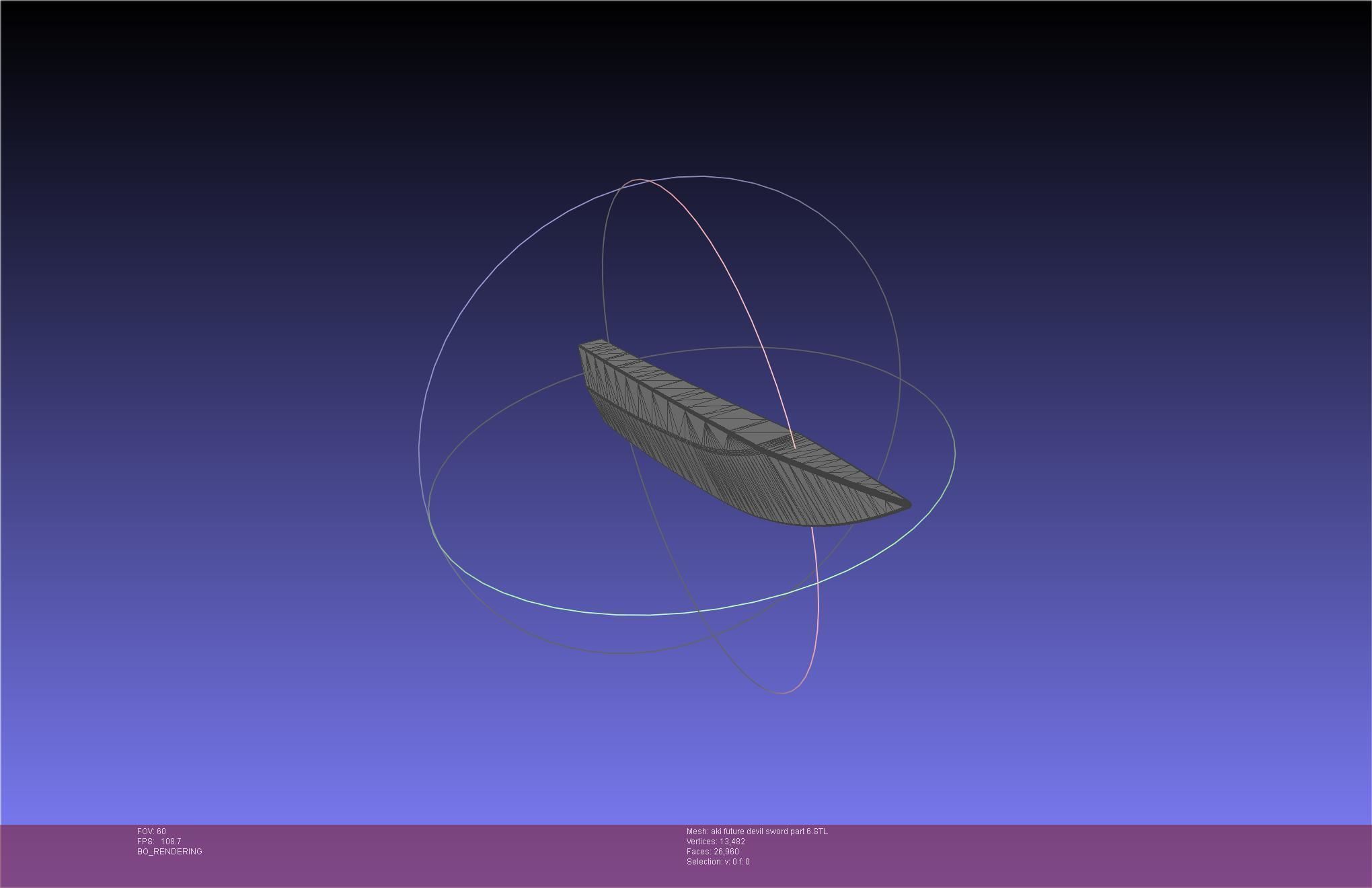 Chainsaw Man Aki Future Angel Sword 3D print model_92