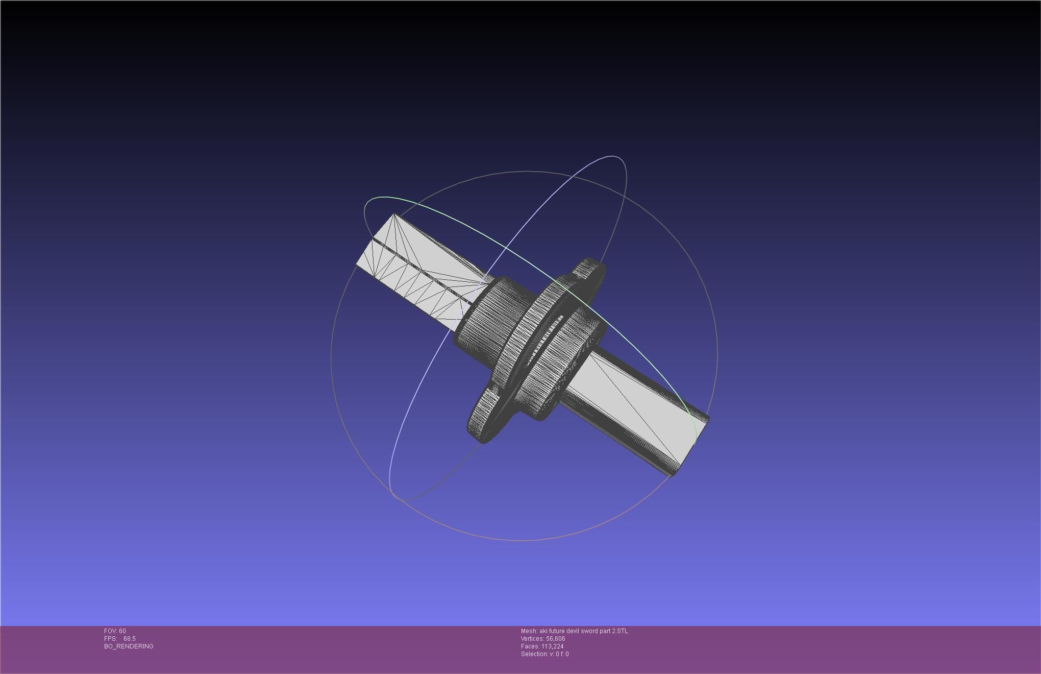 Chainsaw Man Aki Future Angel Sword 3D print model_65