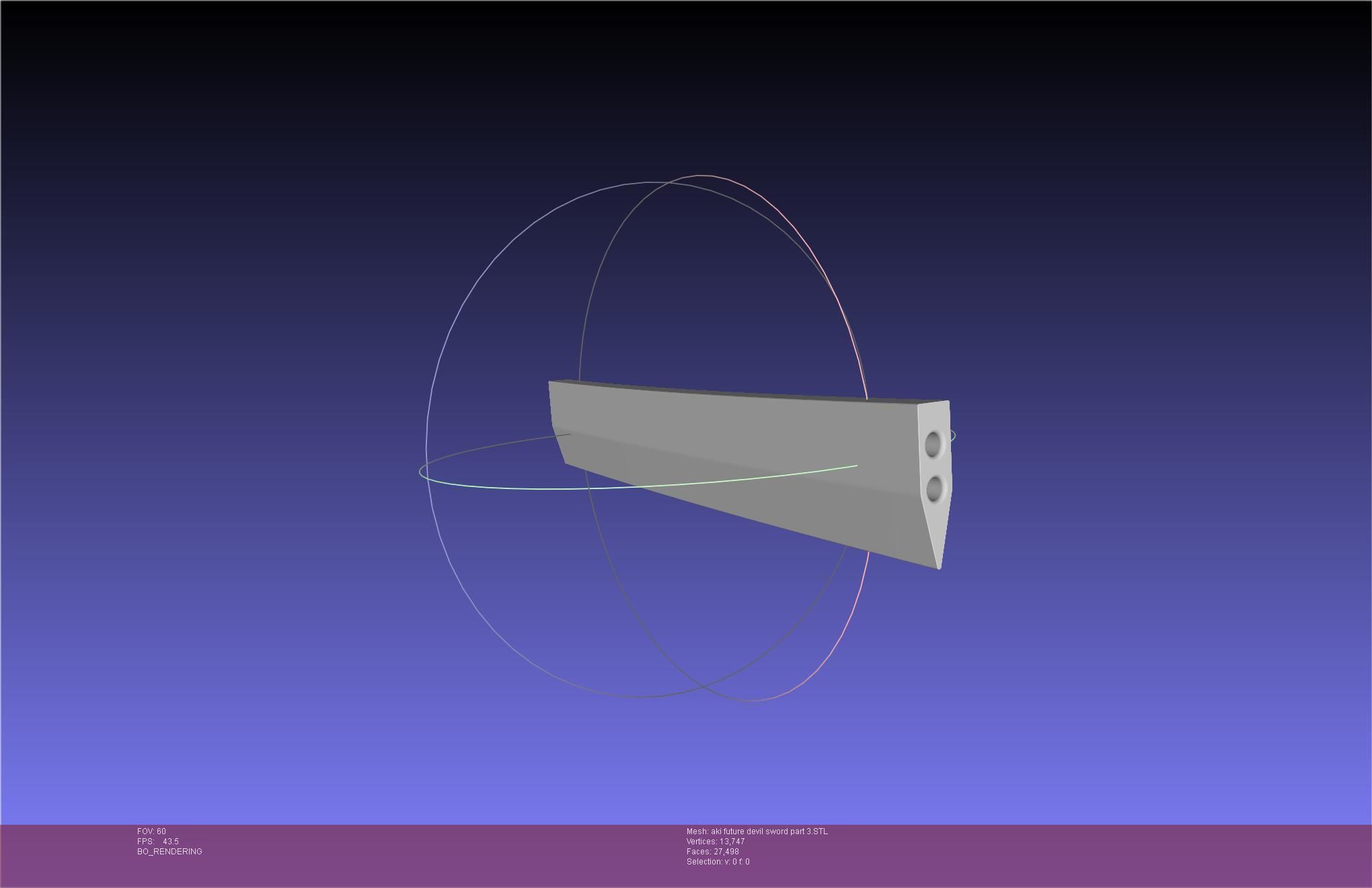 Chainsaw Man Aki Future Angel Sword 3D print model_70