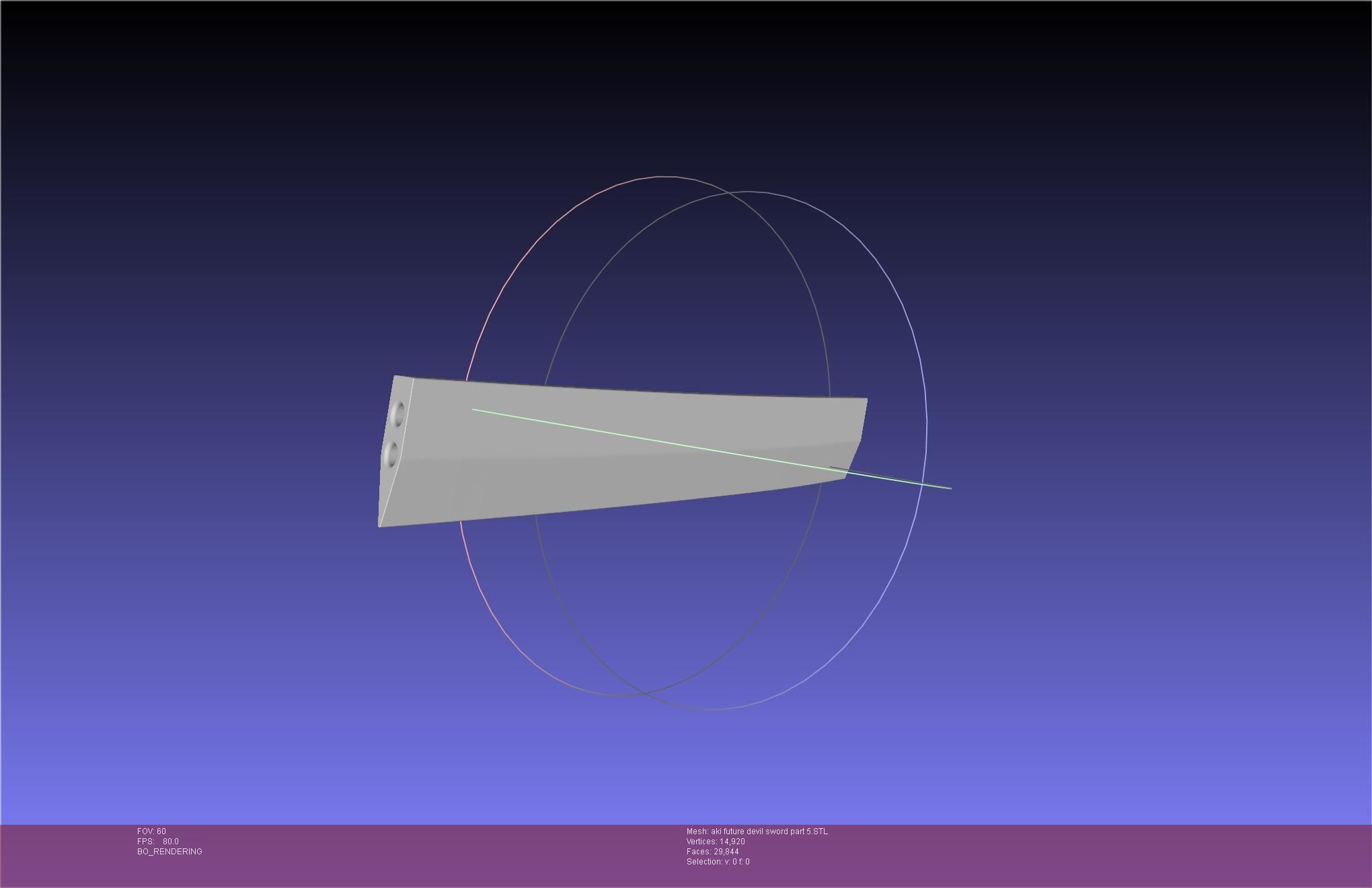 Chainsaw Man Aki Future Angel Sword 3D print model_81