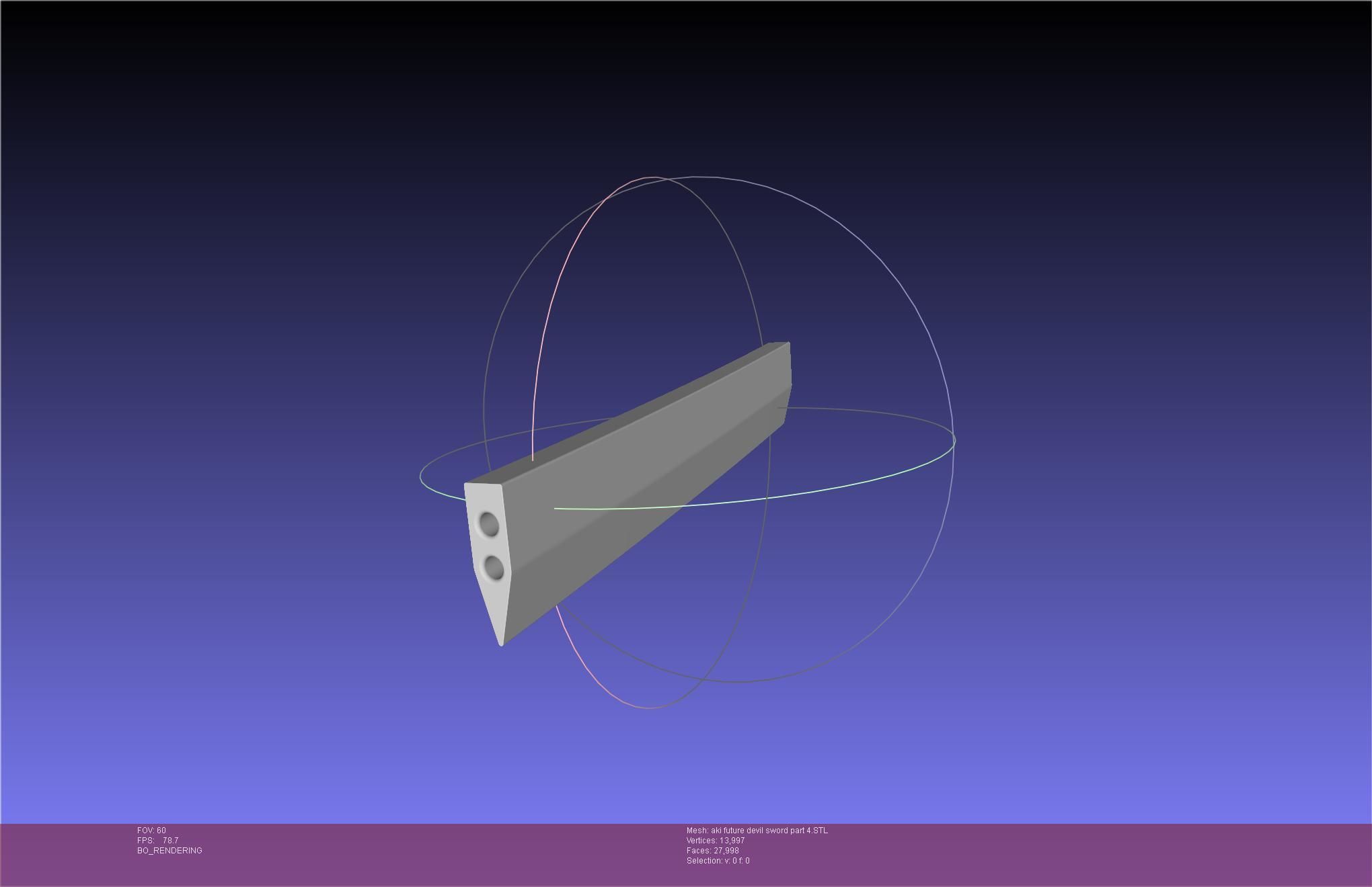 Chainsaw Man Aki Future Angel Sword 3D print model_75