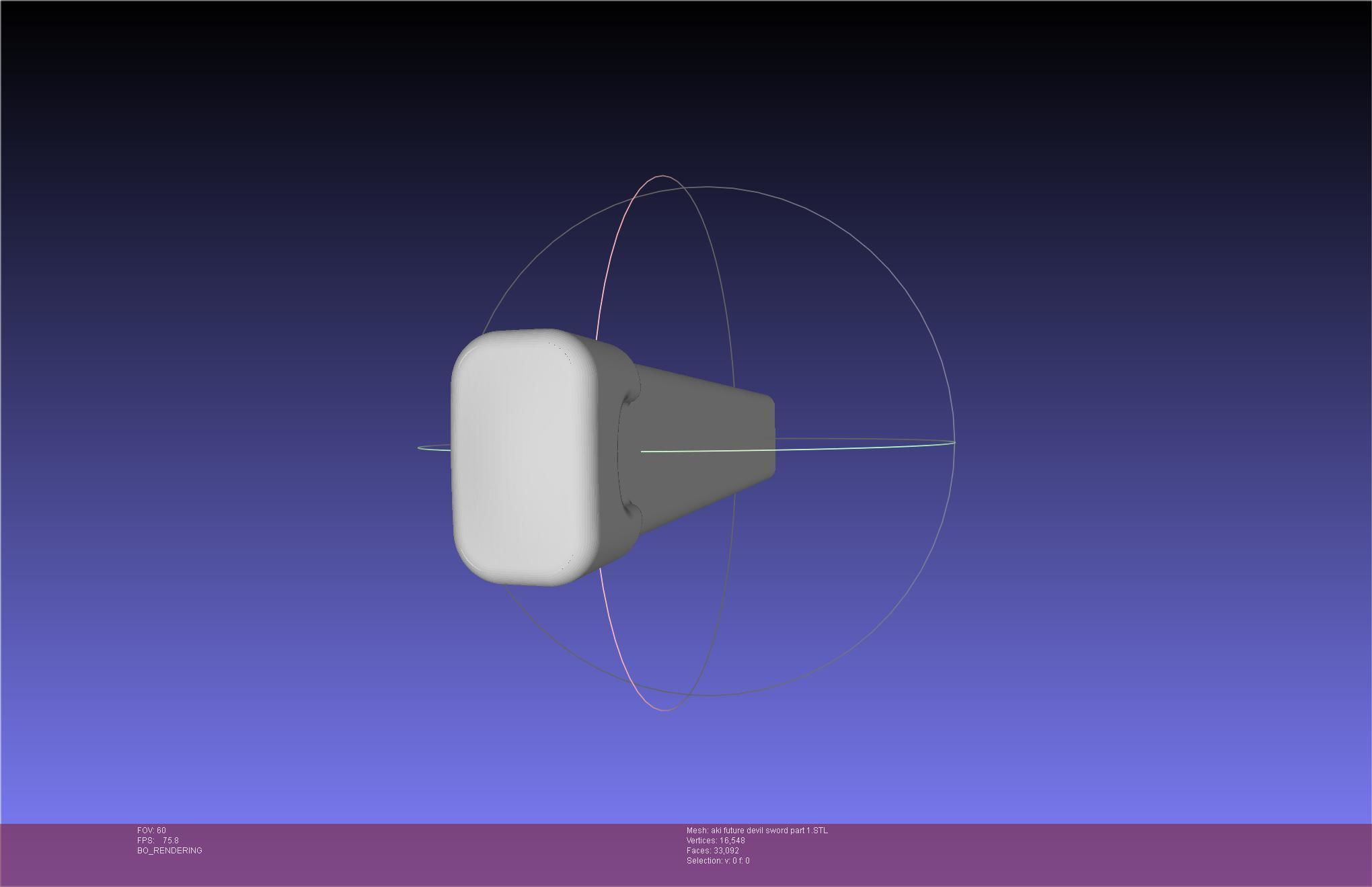 Chainsaw Man Aki Future Angel Sword 3D print model_52