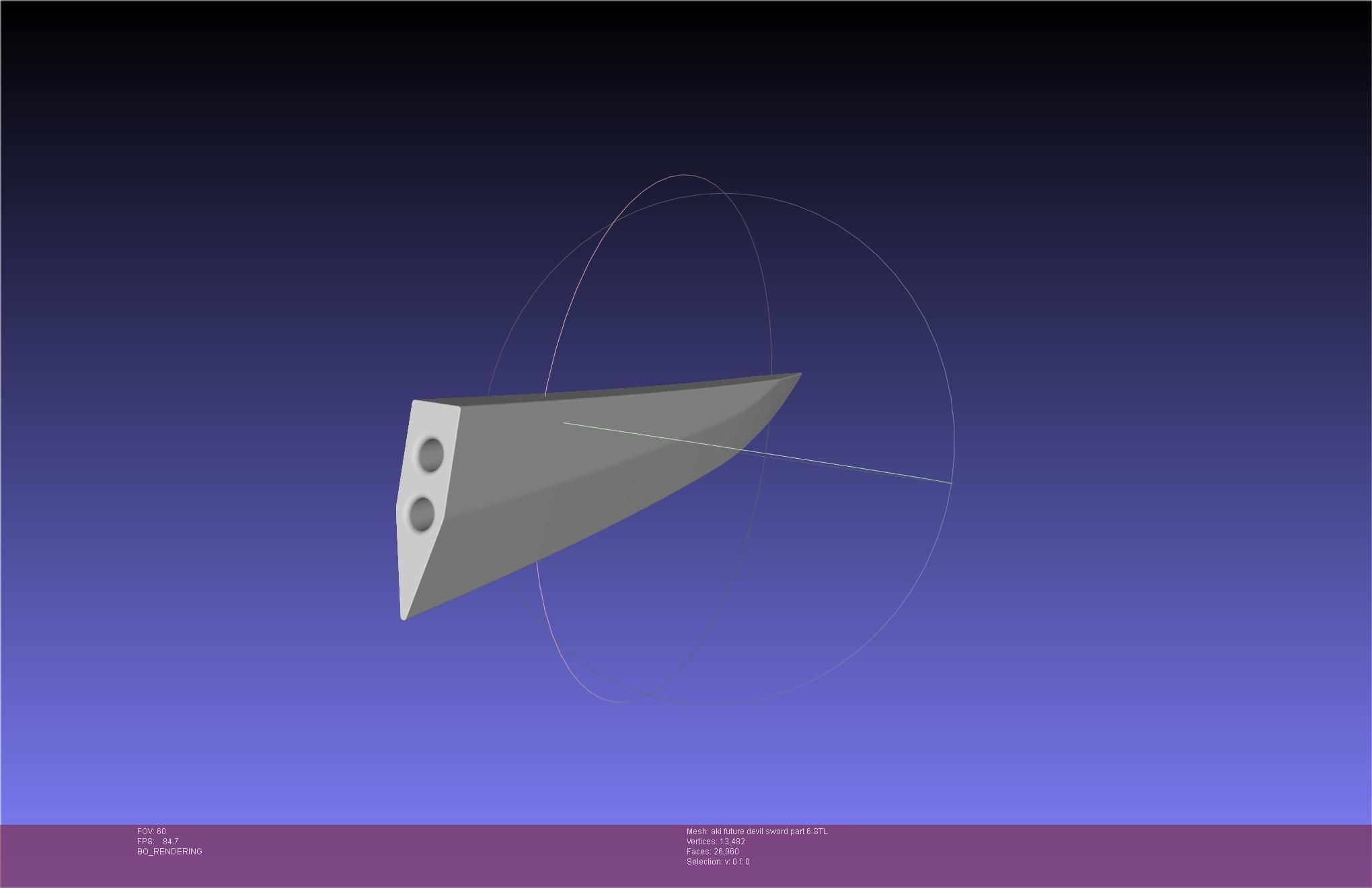 Chainsaw Man Aki Future Angel Sword 3D print model_96