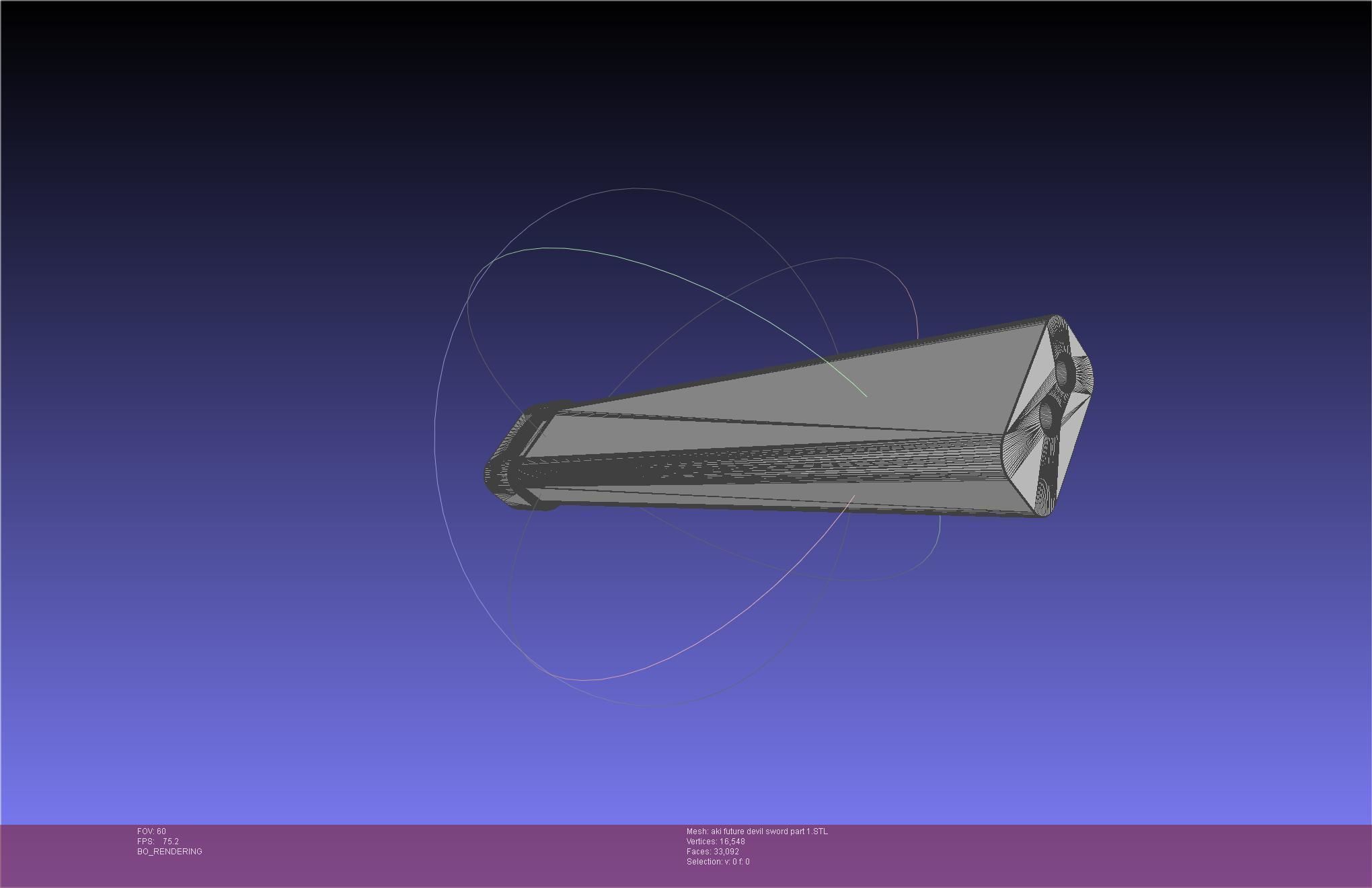 Chainsaw Man Aki Future Angel Sword 3D print model_54