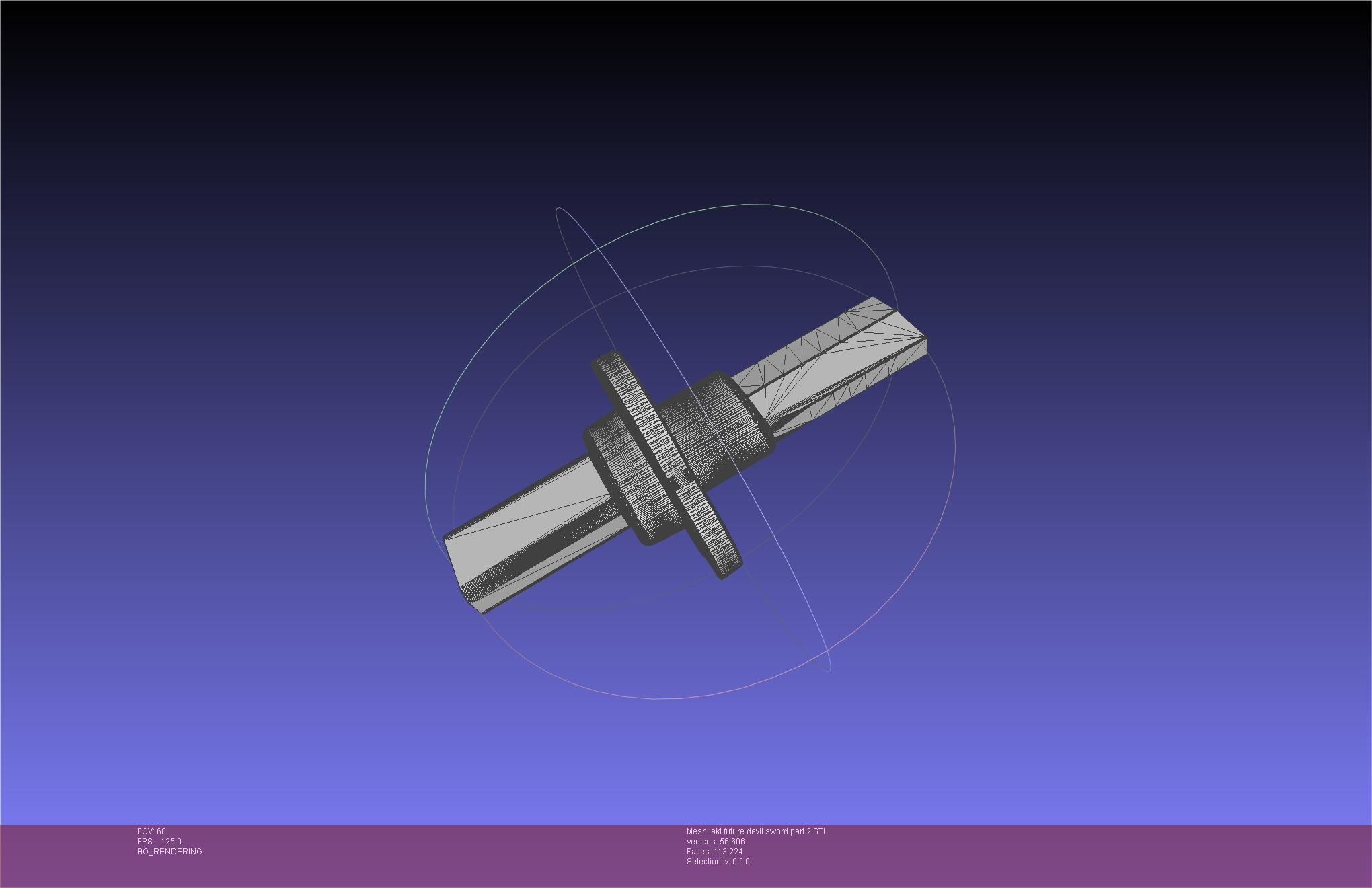 Chainsaw Man Aki Future Angel Sword 3D print model_68