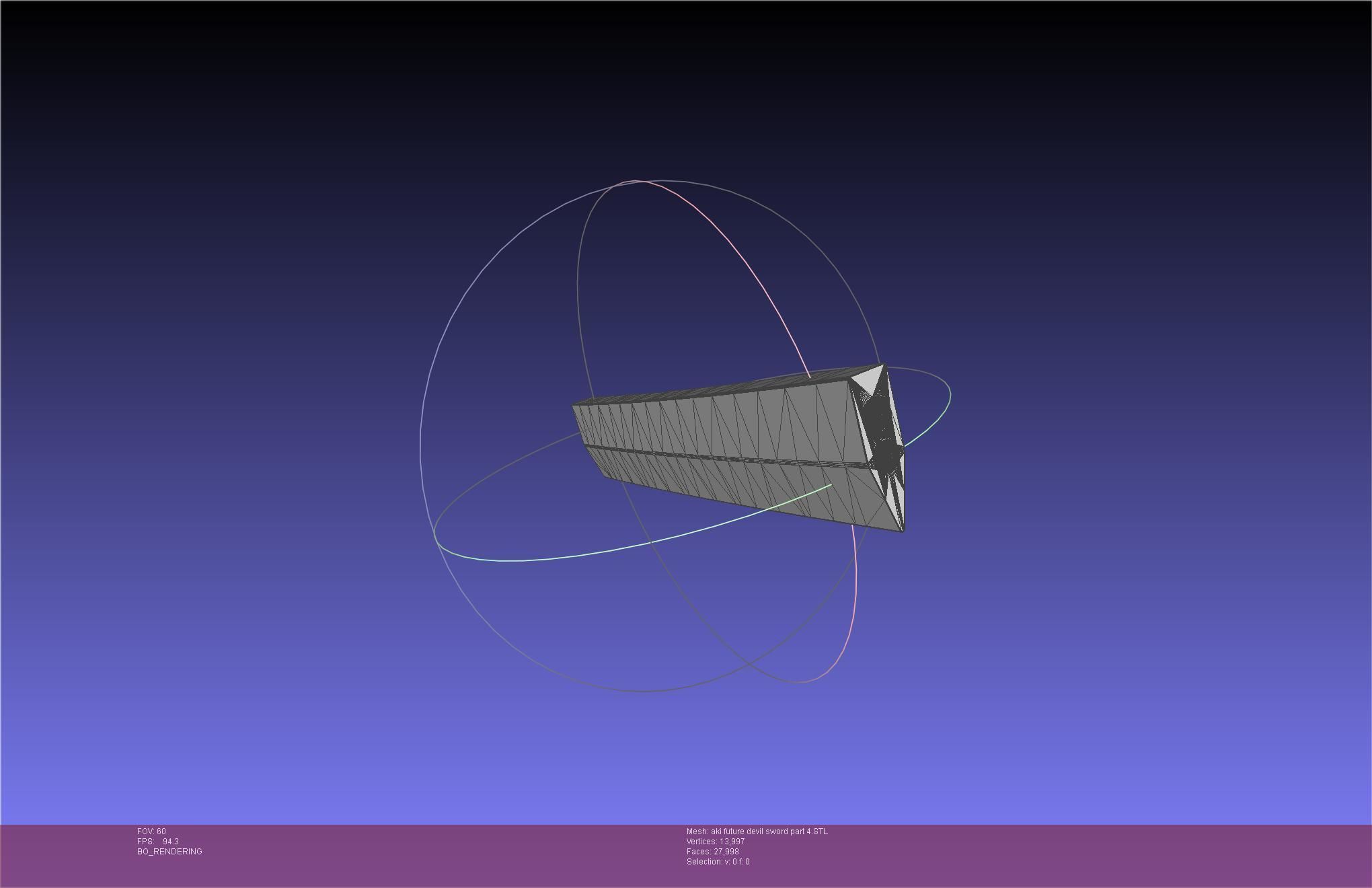 Chainsaw Man Aki Future Angel Sword 3D print model_78