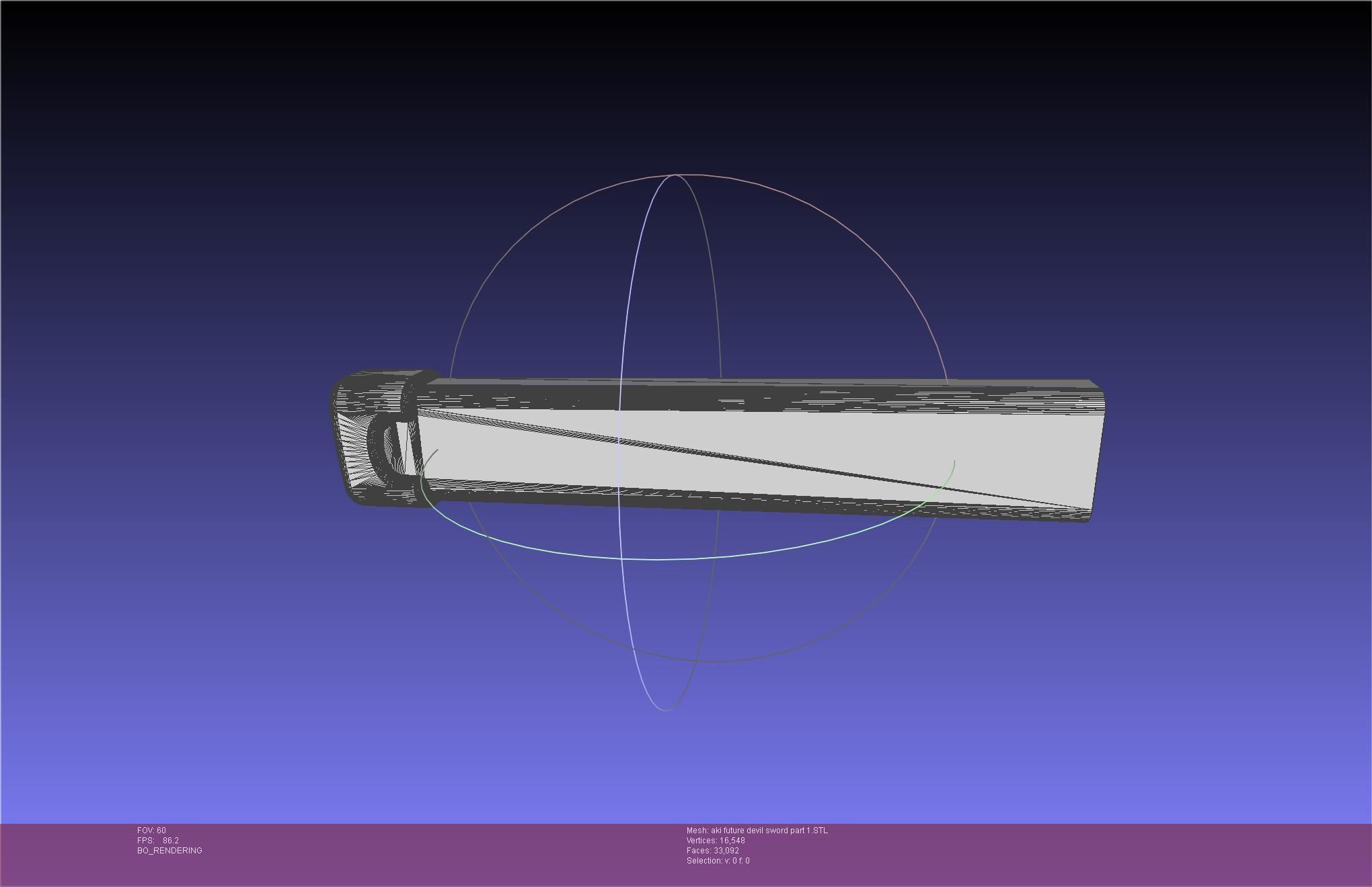 Chainsaw Man Aki Future Angel Sword 3D print model_56