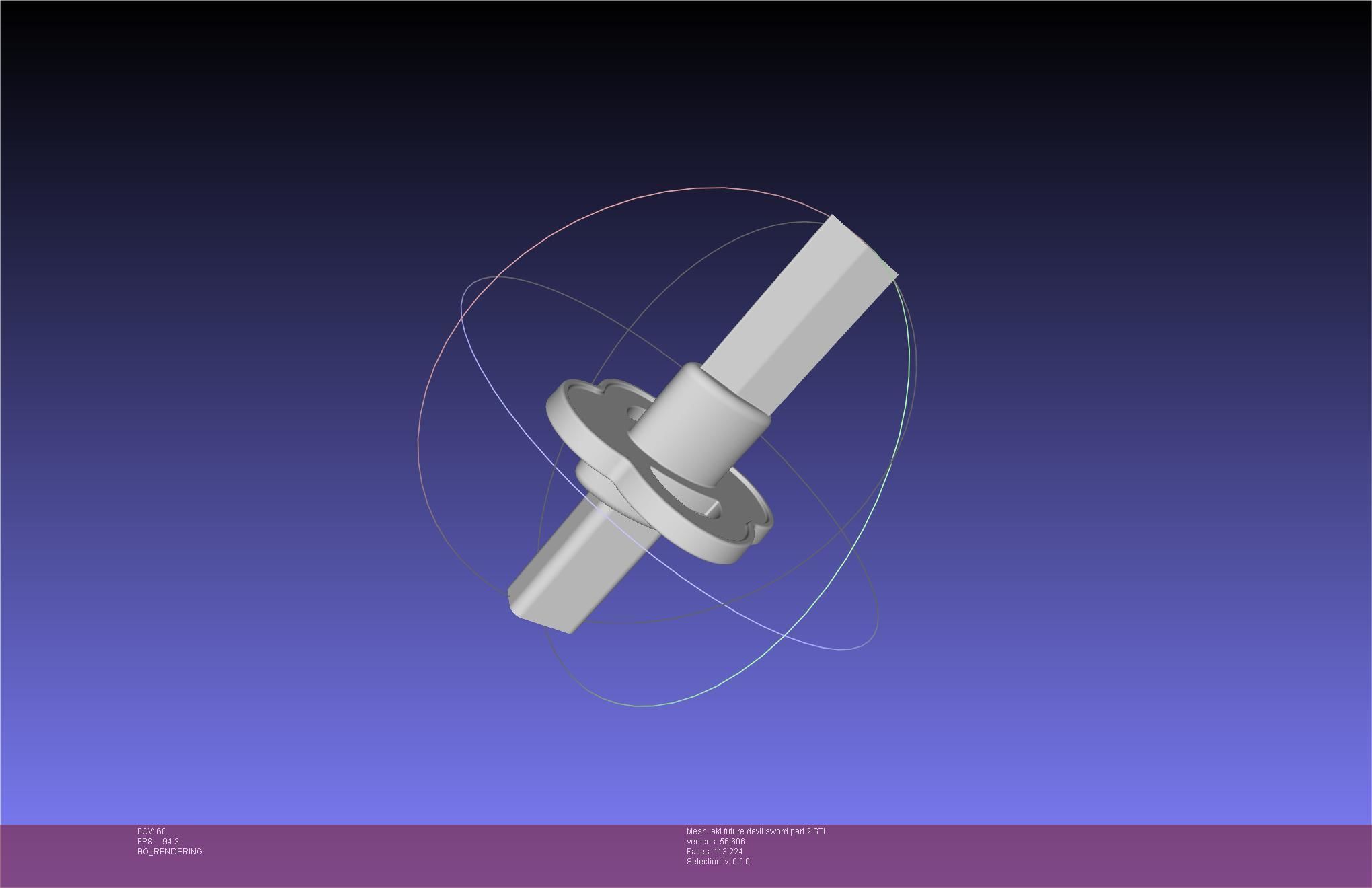 Chainsaw Man Aki Future Angel Sword 3D print model_61