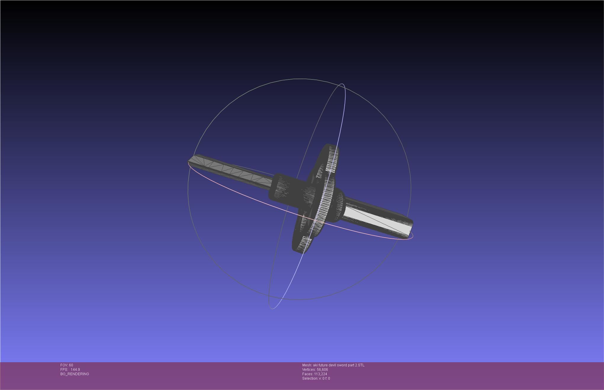 Chainsaw Man Aki Future Angel Sword 3D print model_66