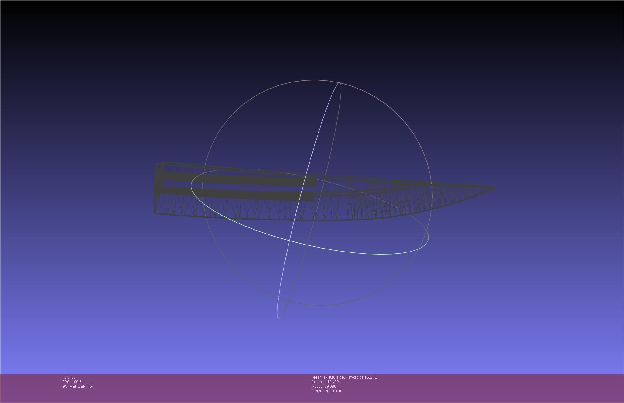 Chainsaw Man Aki Future Angel Sword 3D print model_94