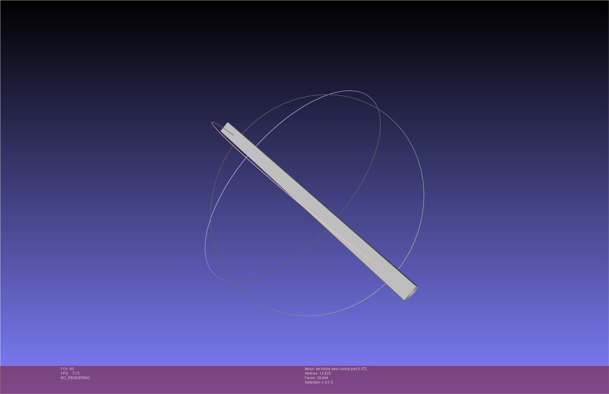 Chainsaw Man Aki Future Angel Sword 3D print model_84