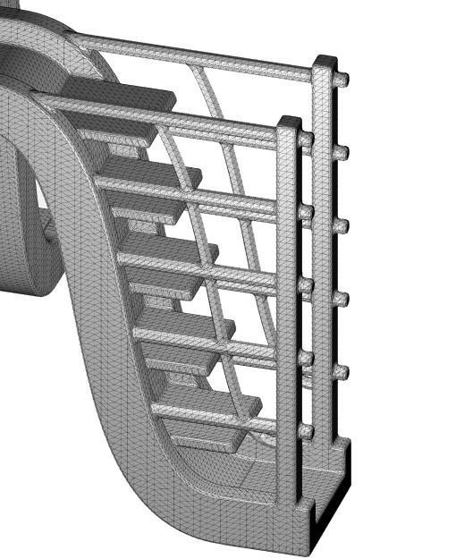 Wooden Outdoor Kids Equipment 3D model_7