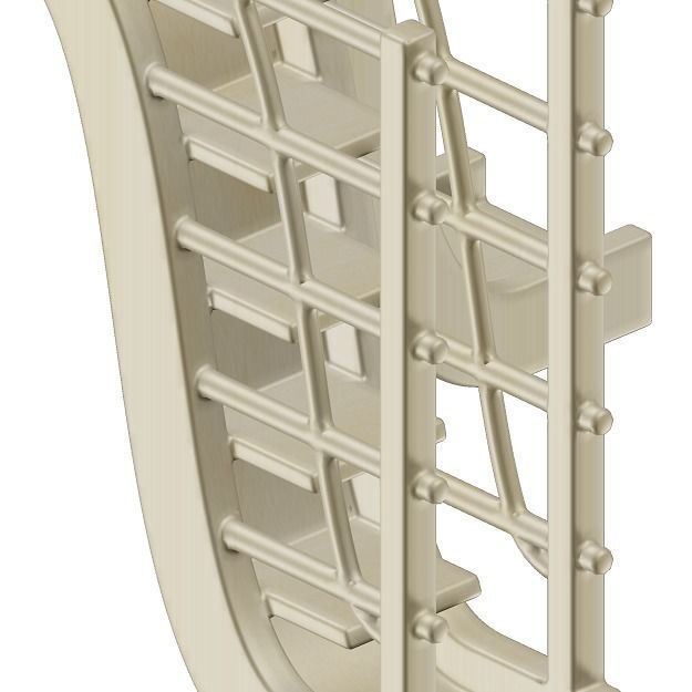 Wooden Outdoor Kids Equipment 3D model_3